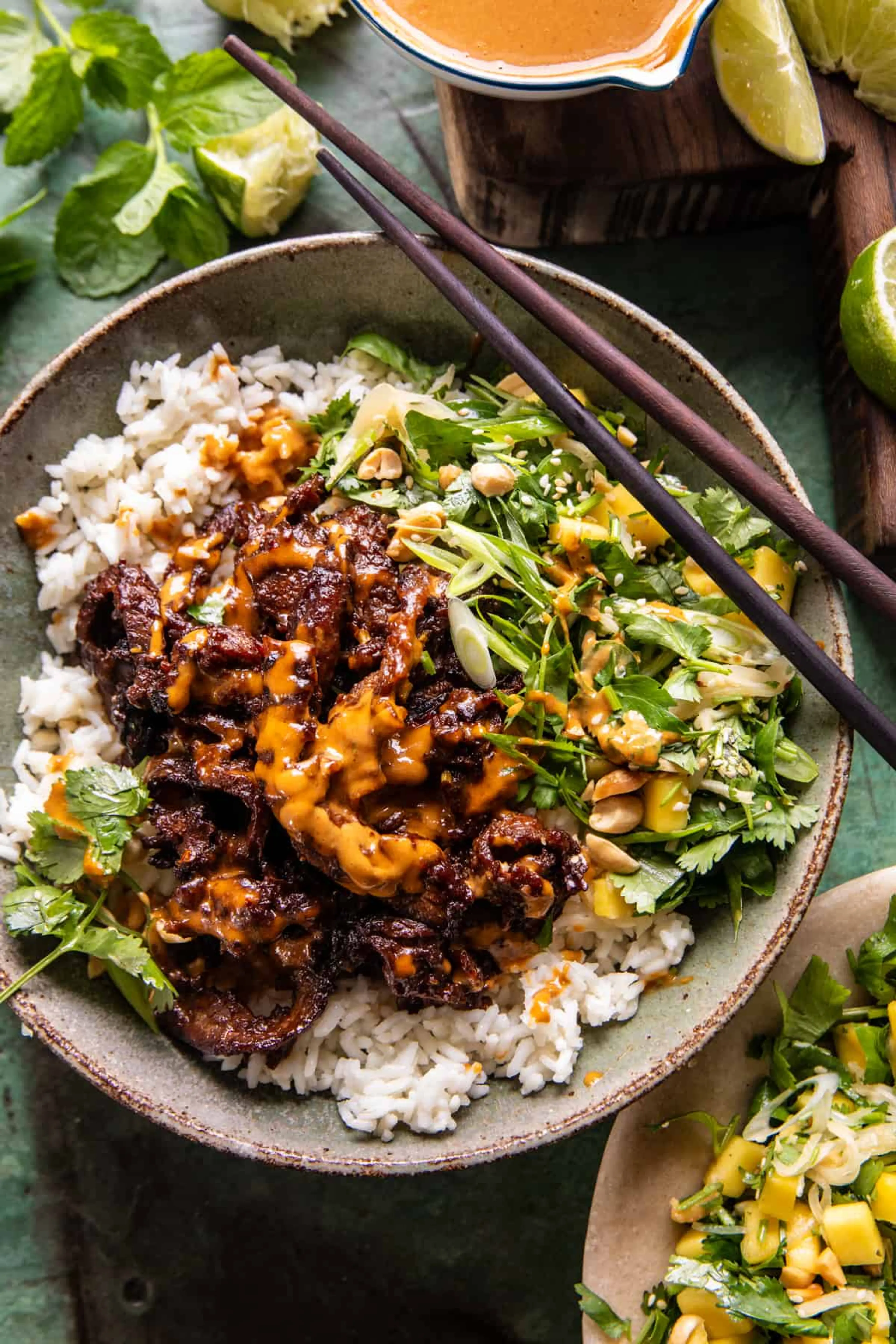 Curried Thai Beef with Peanut Sauce