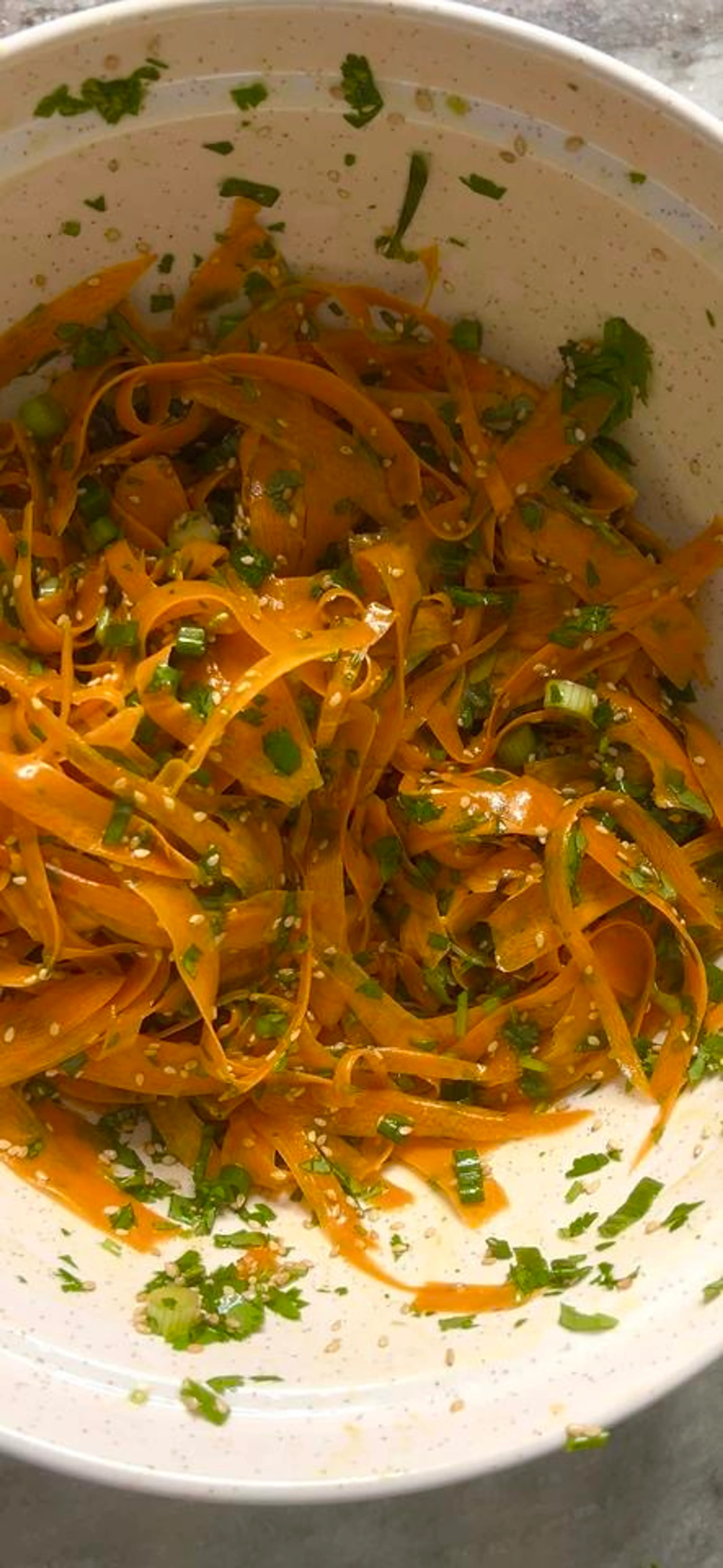Carrot Ribbon Salad