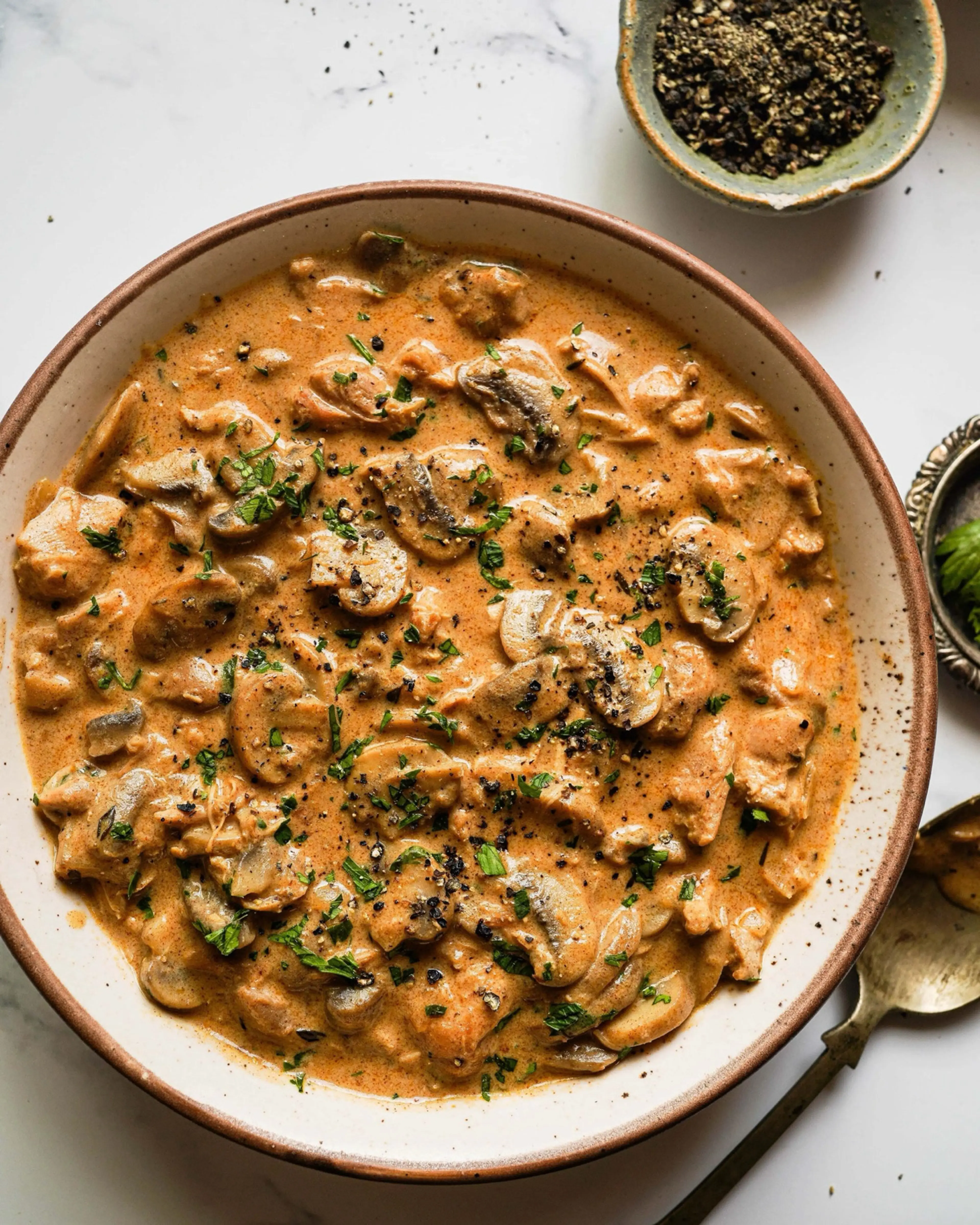 Instant Pot Chicken Stroganoff