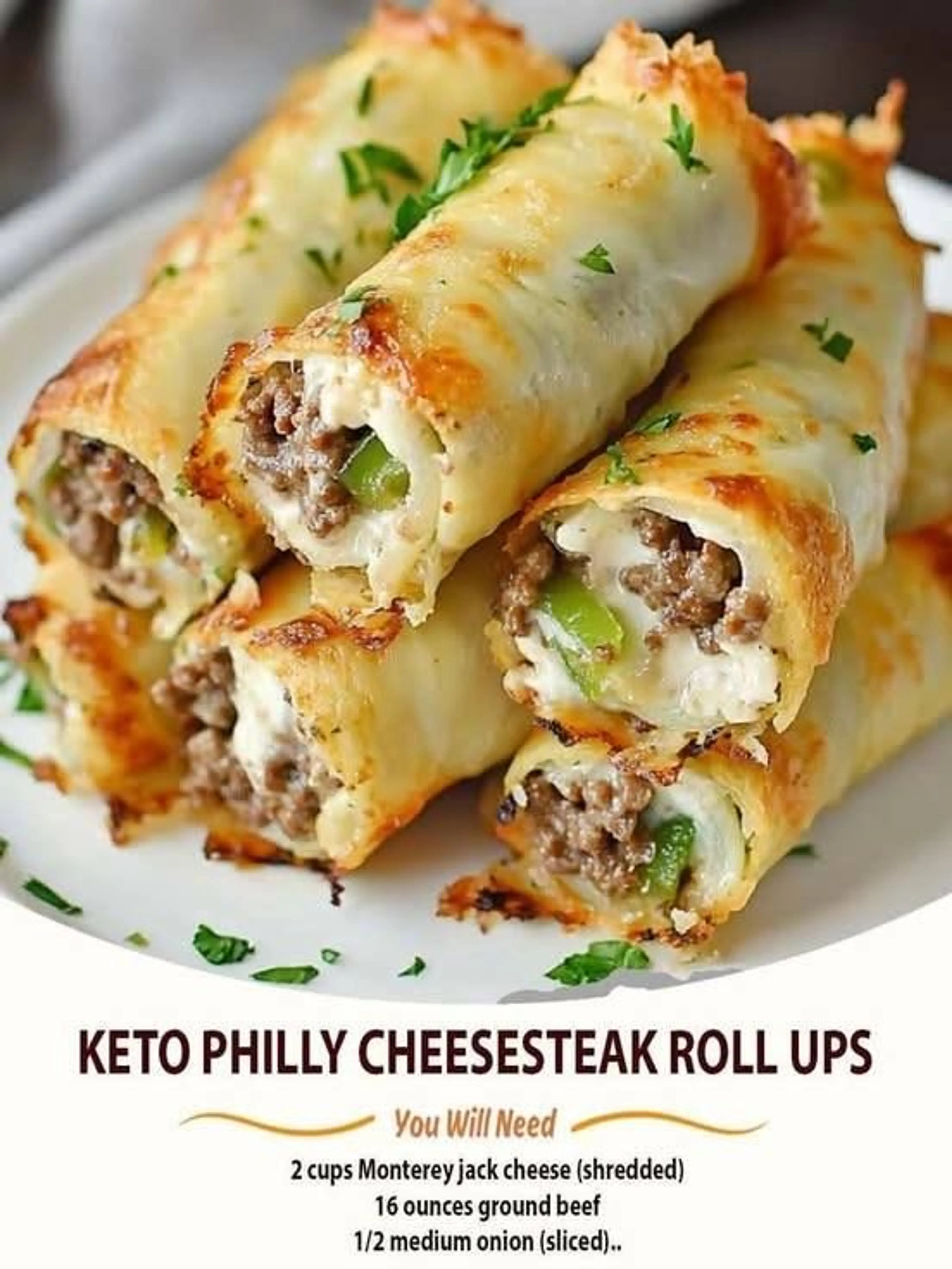 Philly Cheesesteak Roll Ups: Delicious Low-carb Bites