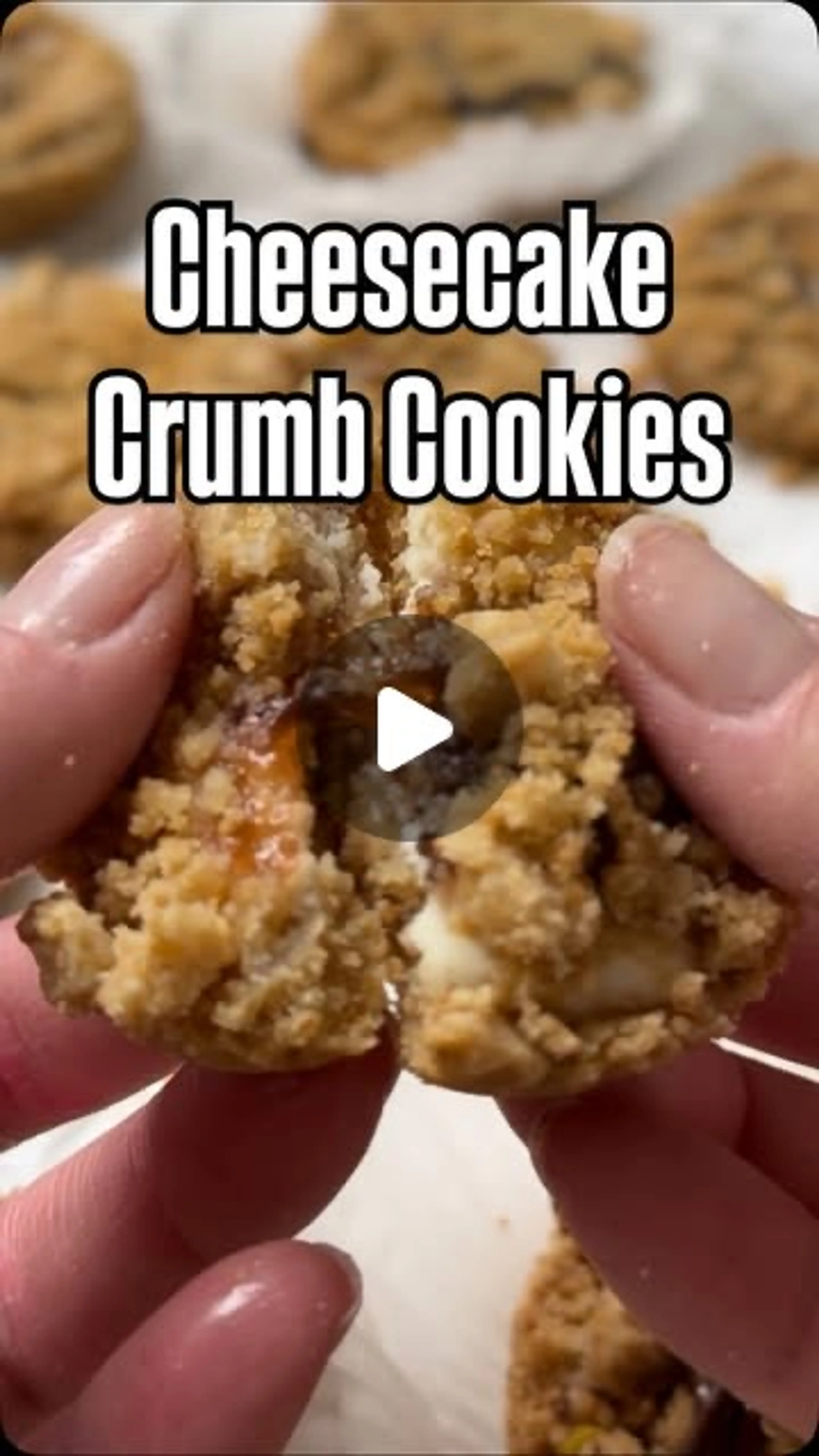 Cheesecake Crumble Cookies