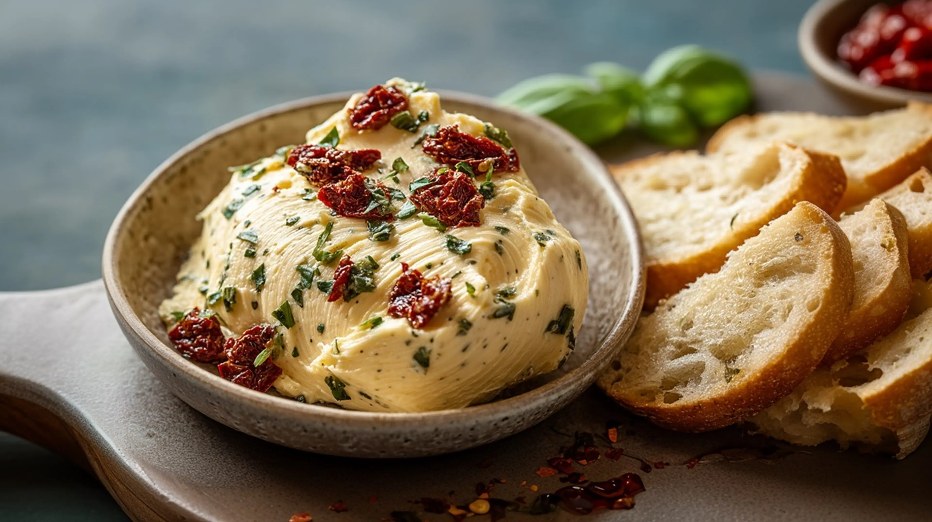 Italienische Tomaten-Basilikum-Butter