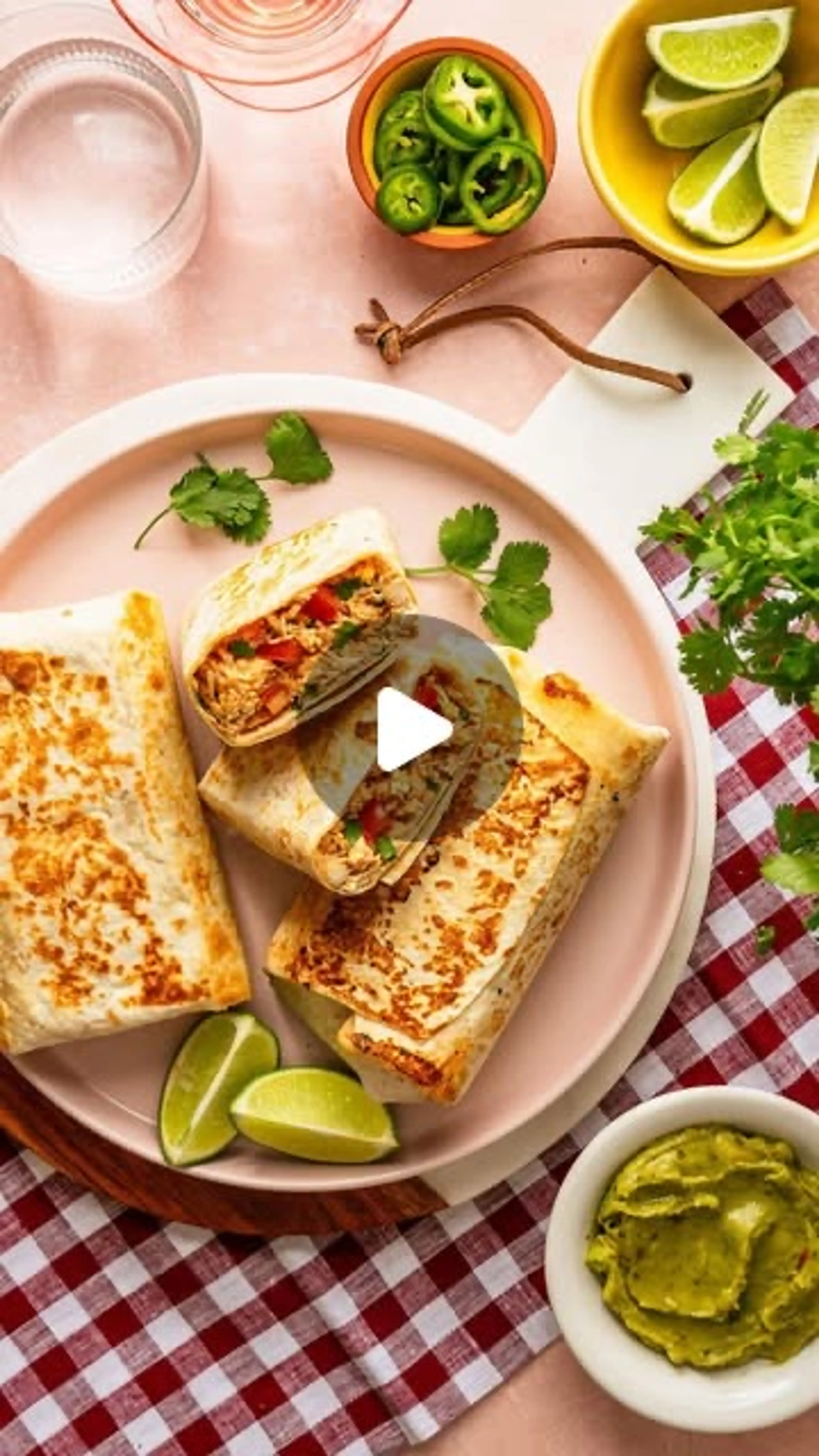 Freezer Friendly Green Chile Chicken Burritos