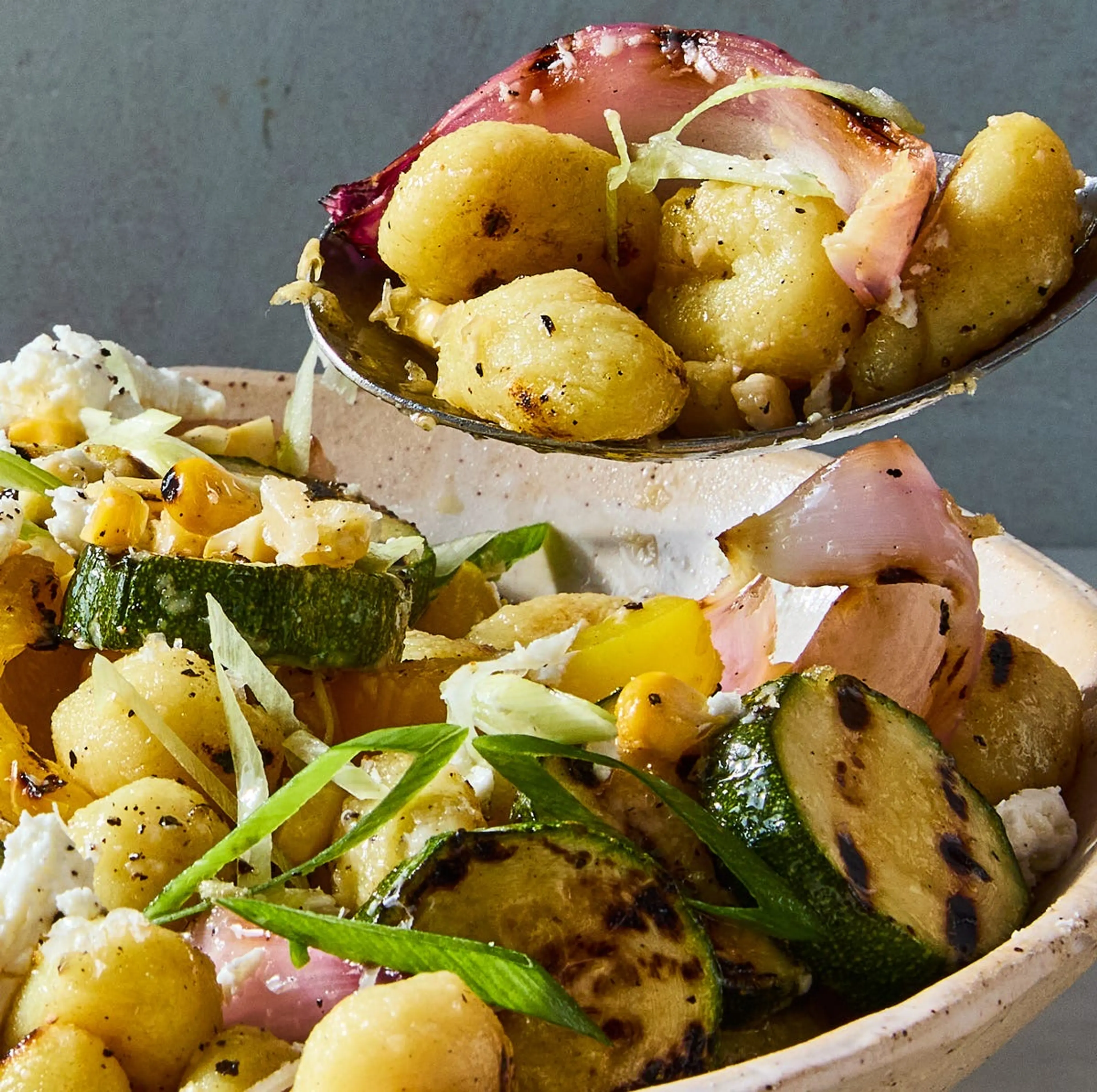 Grilled Gnocchi Salad