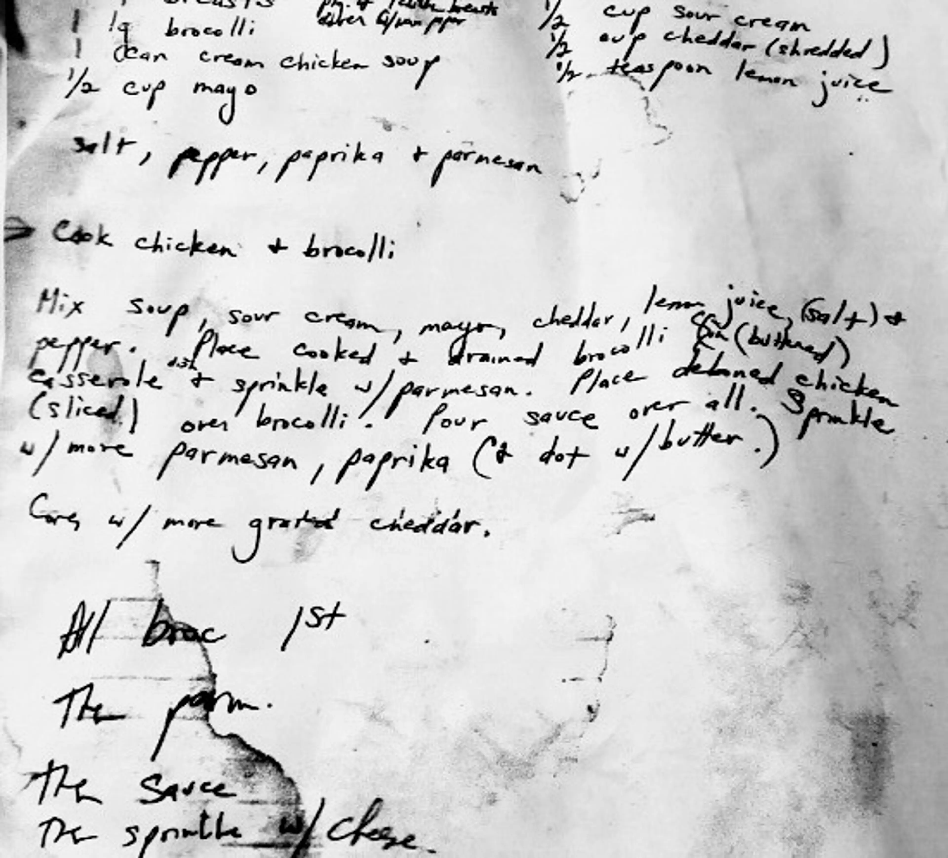 Walker Chicken Divan