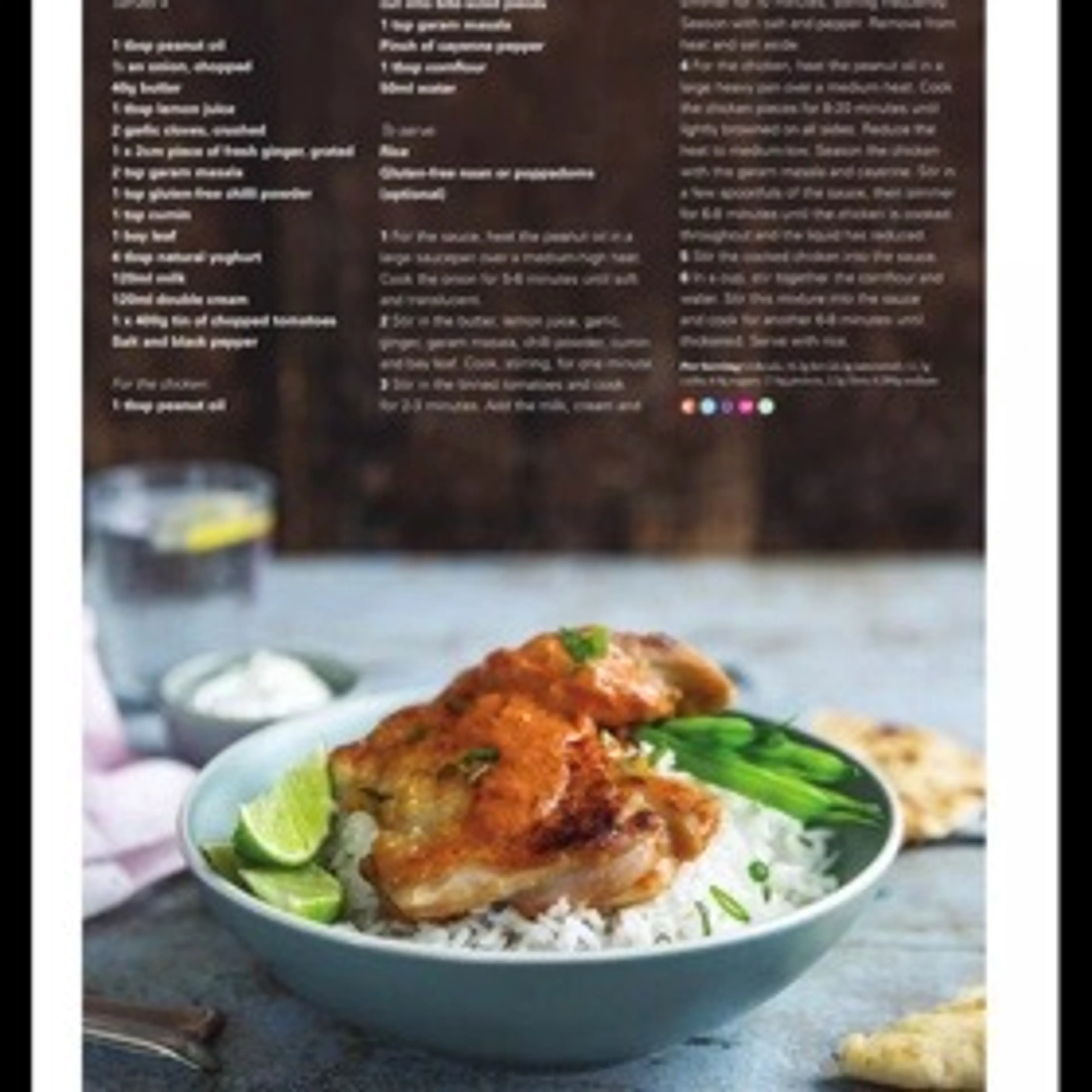 Butter chicken Curry