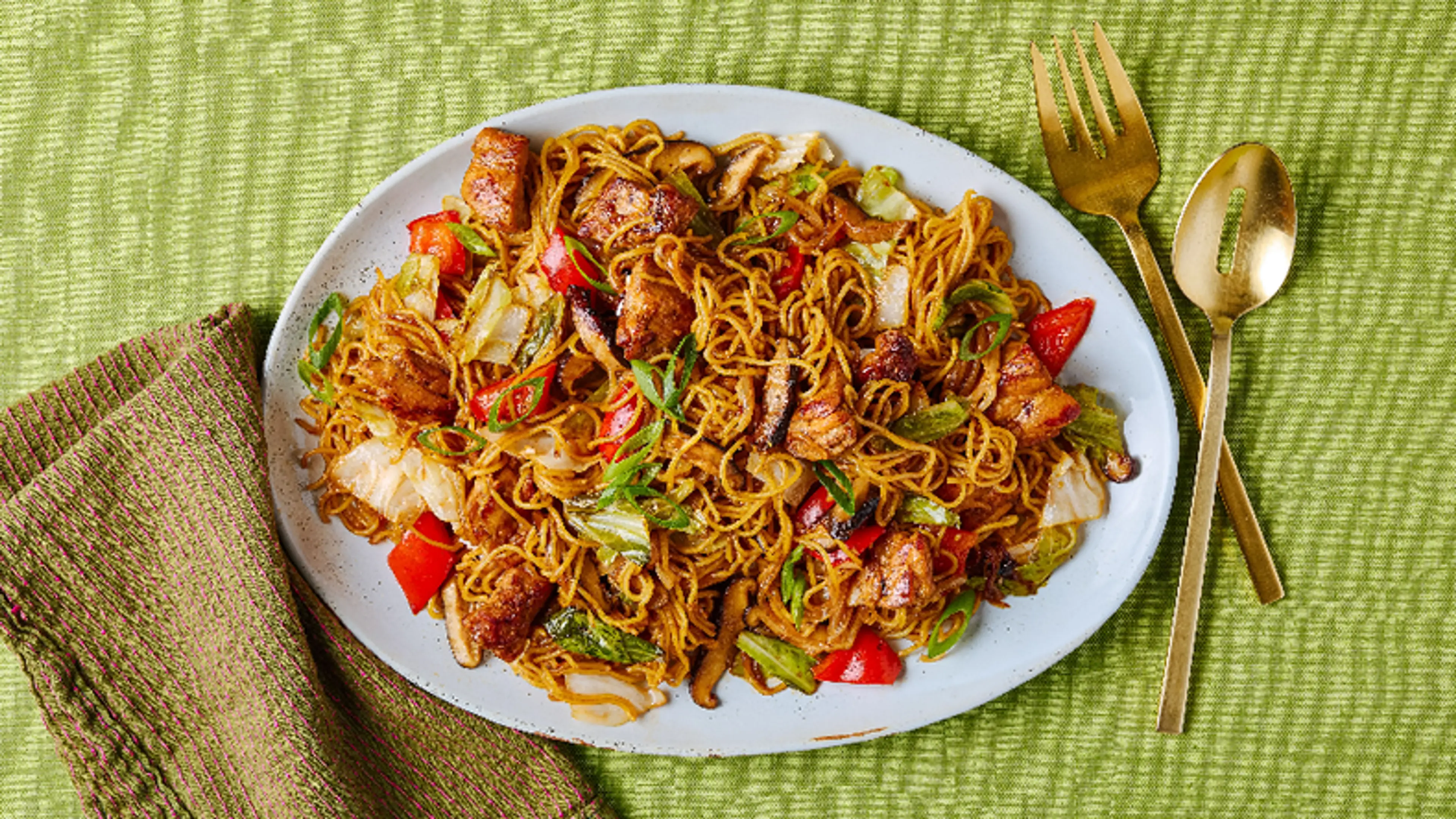 Chicken Yakisoba