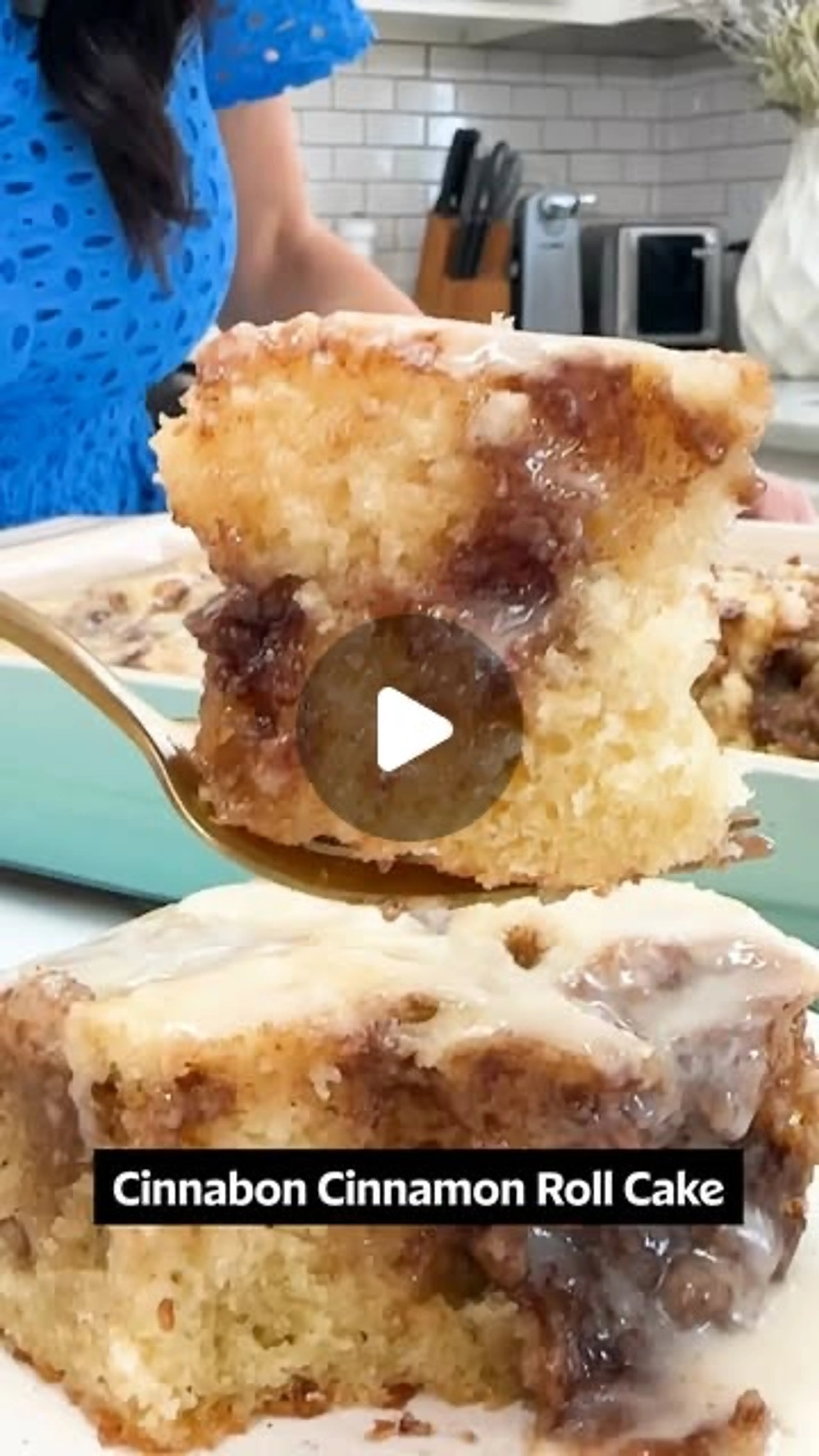 Cinnabon Cinnamon Roll Cake