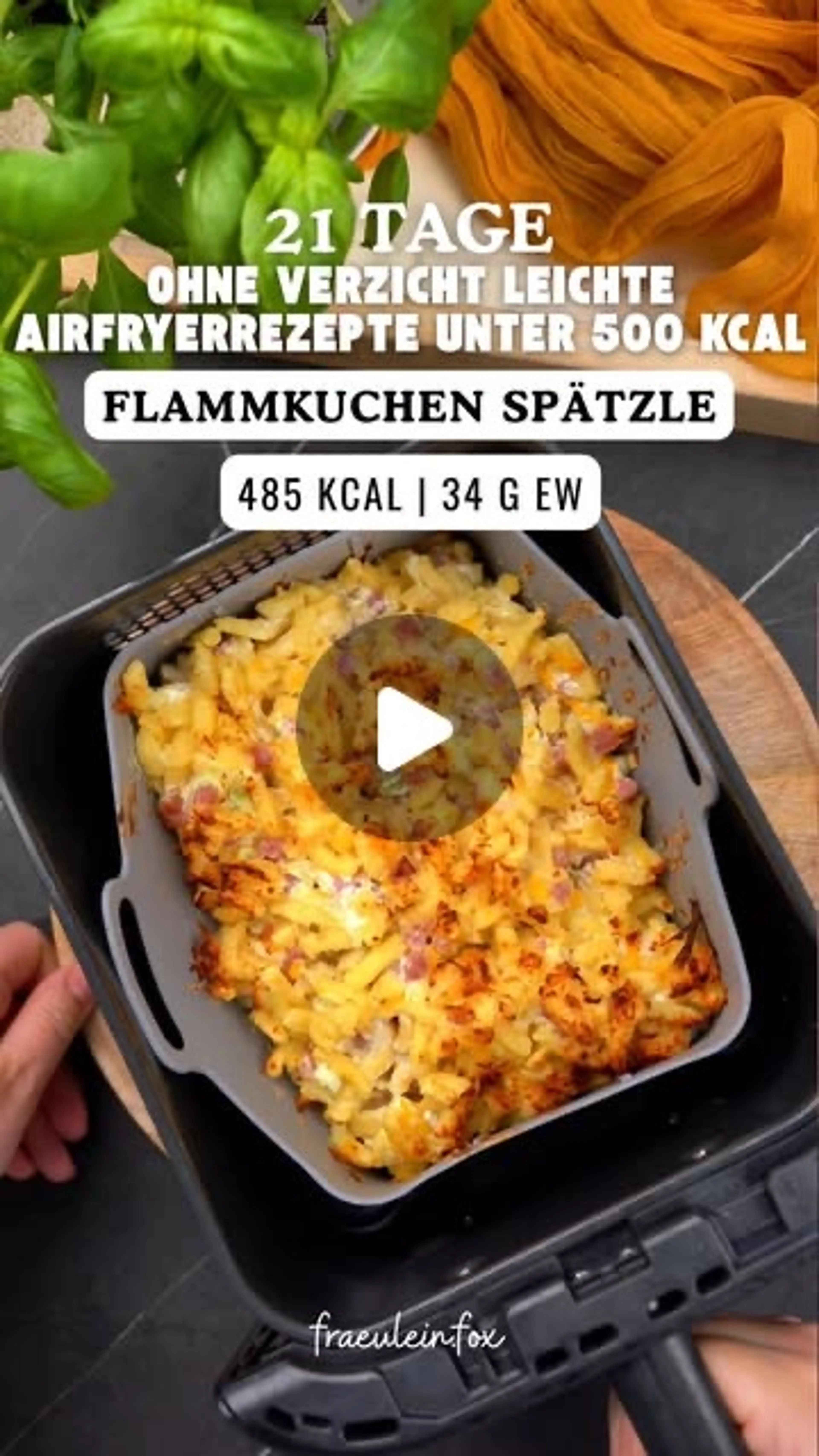Flammkuchen-Spätzle