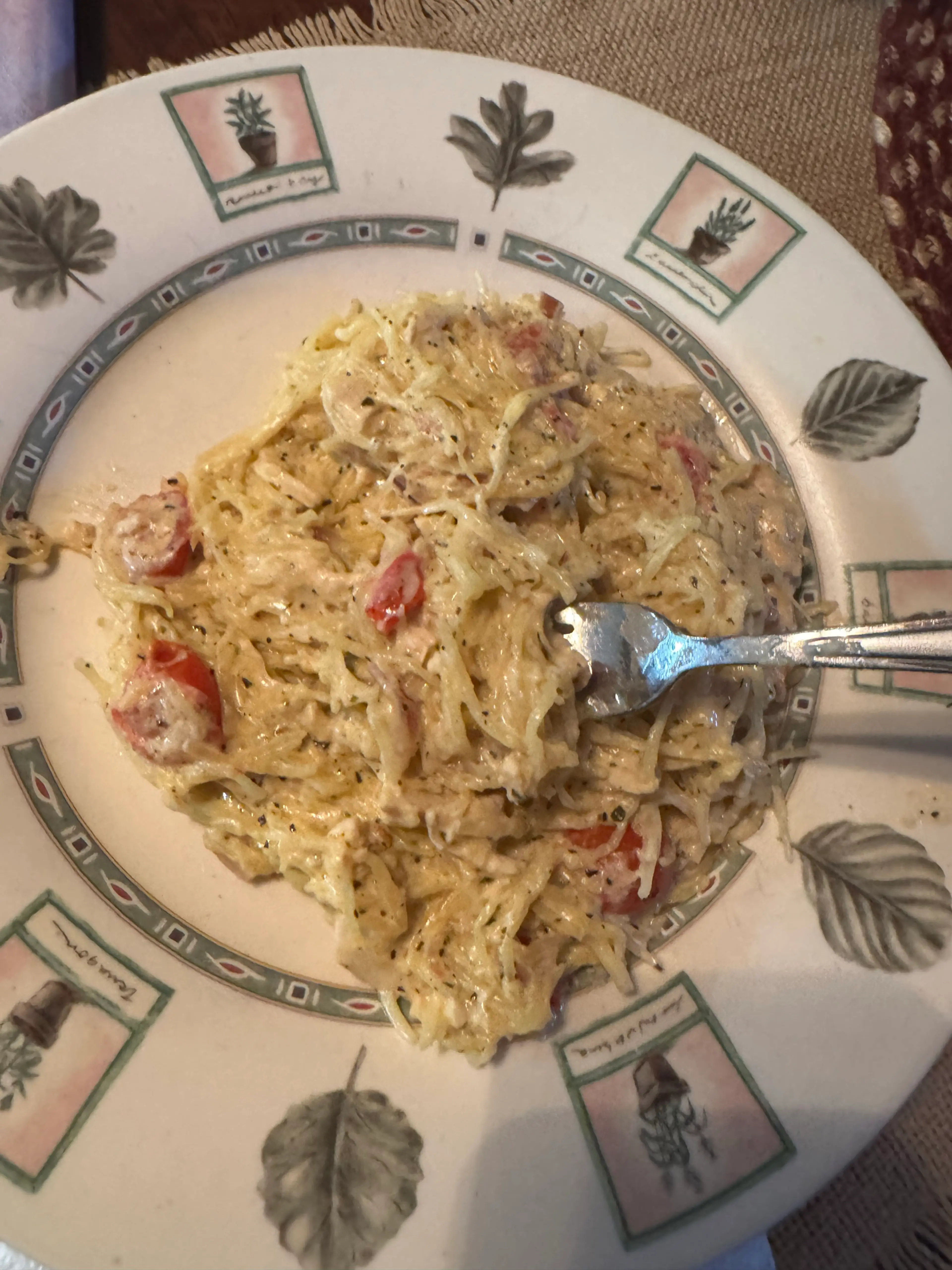 Boursin Cheese Spaghetti Squash