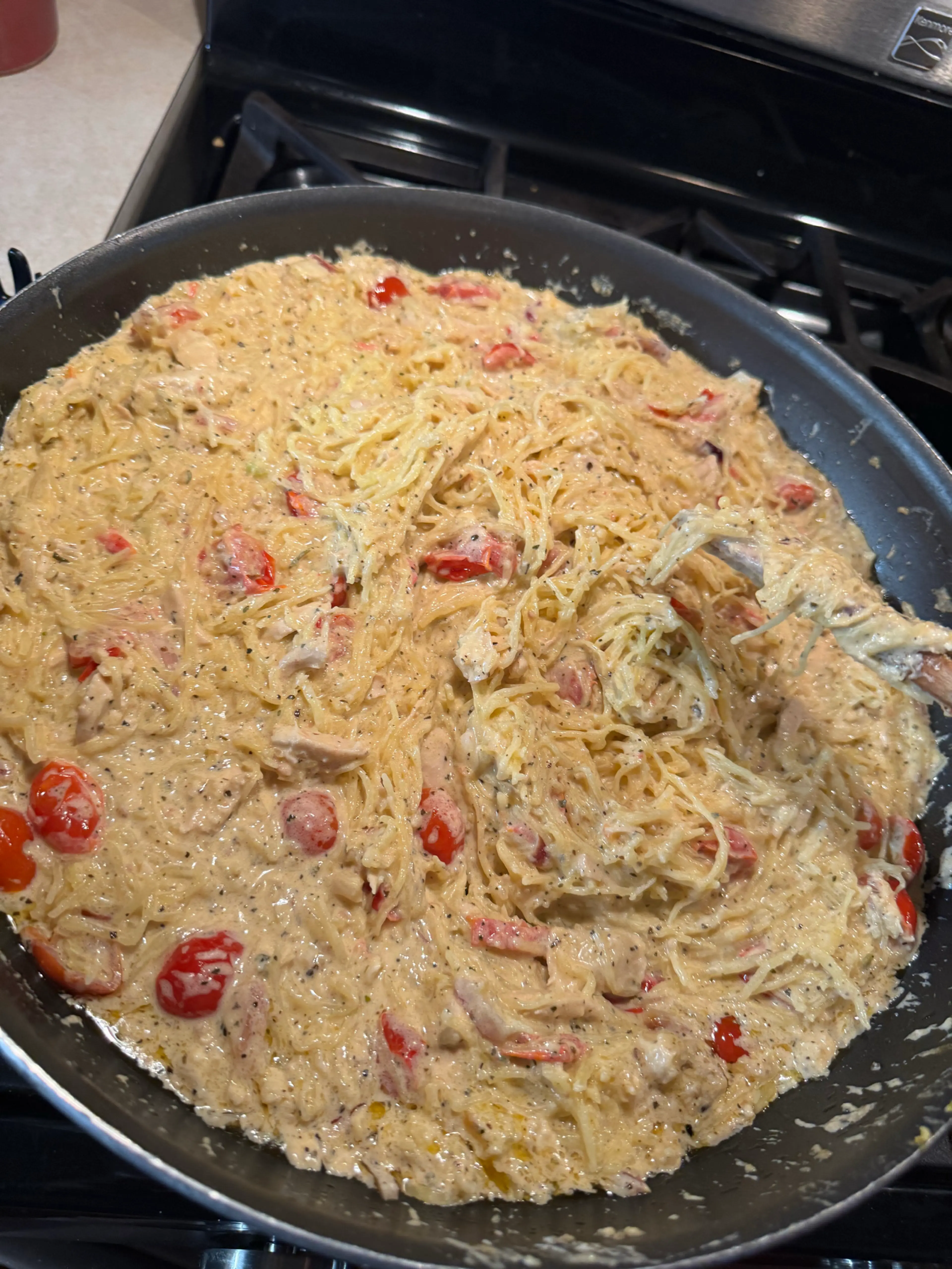 Boursin Cheese Spaghetti Squash