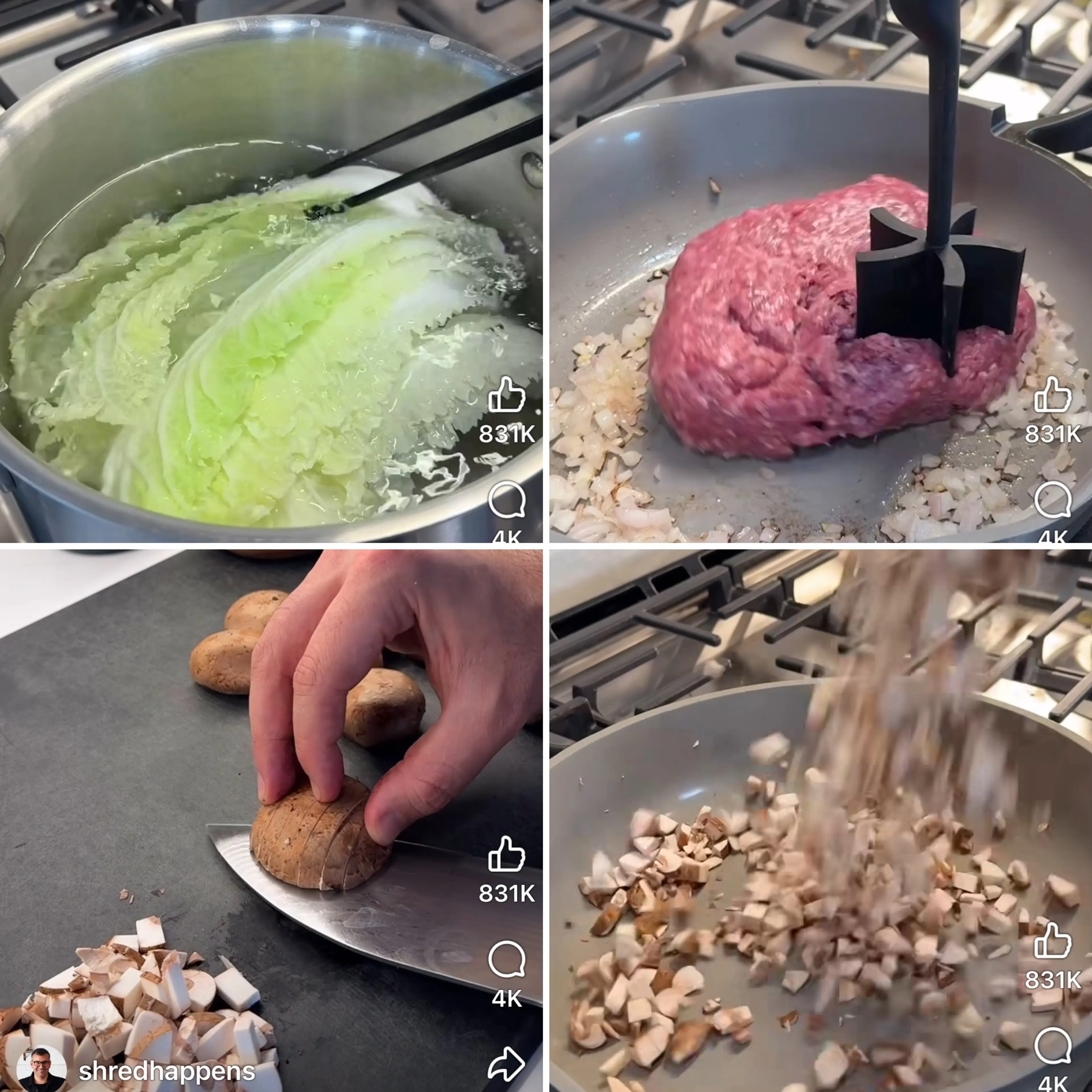 Protein Cabbage Pillows