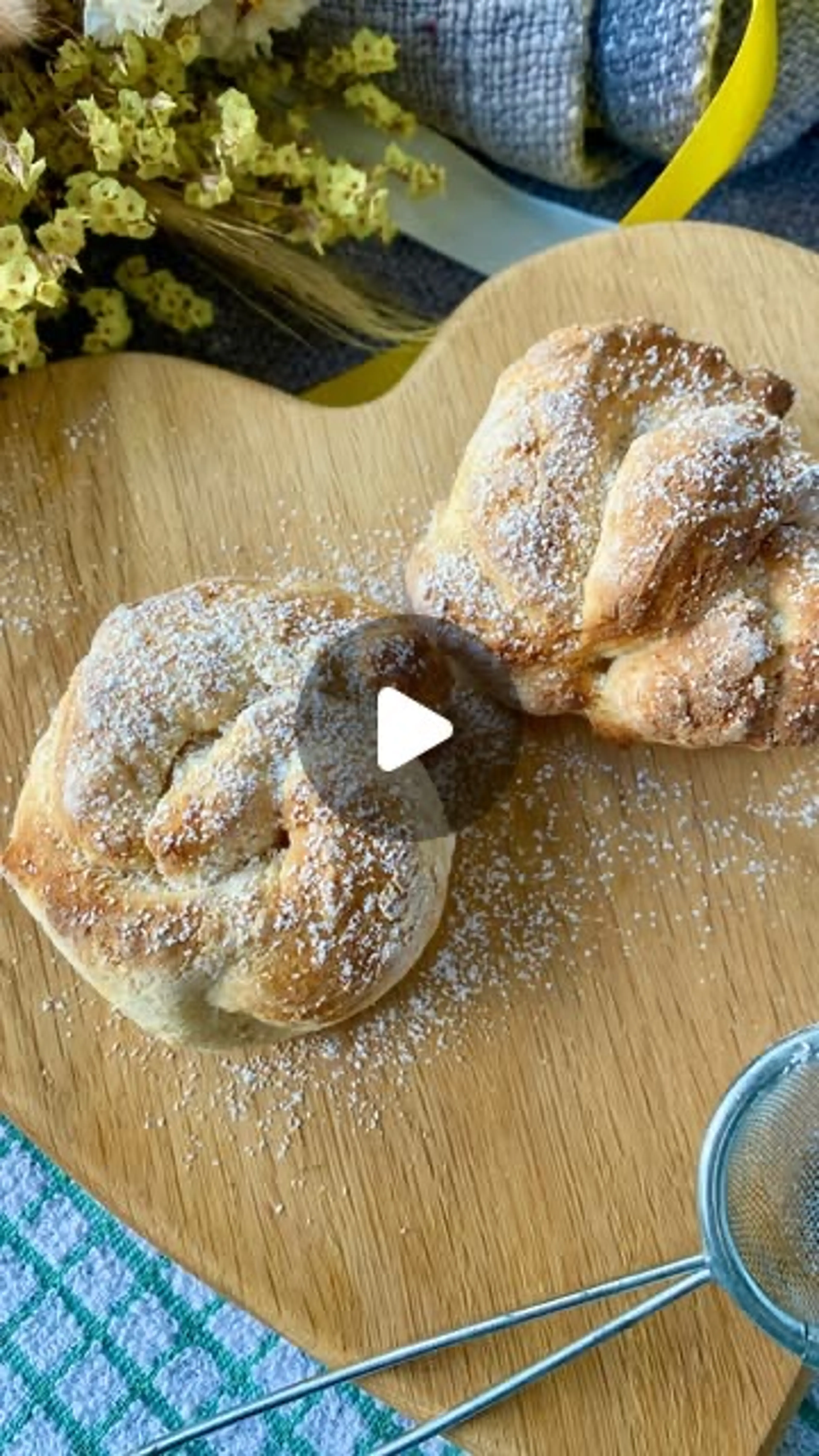 Bread Roll Knots. Another Greek Yoghurt