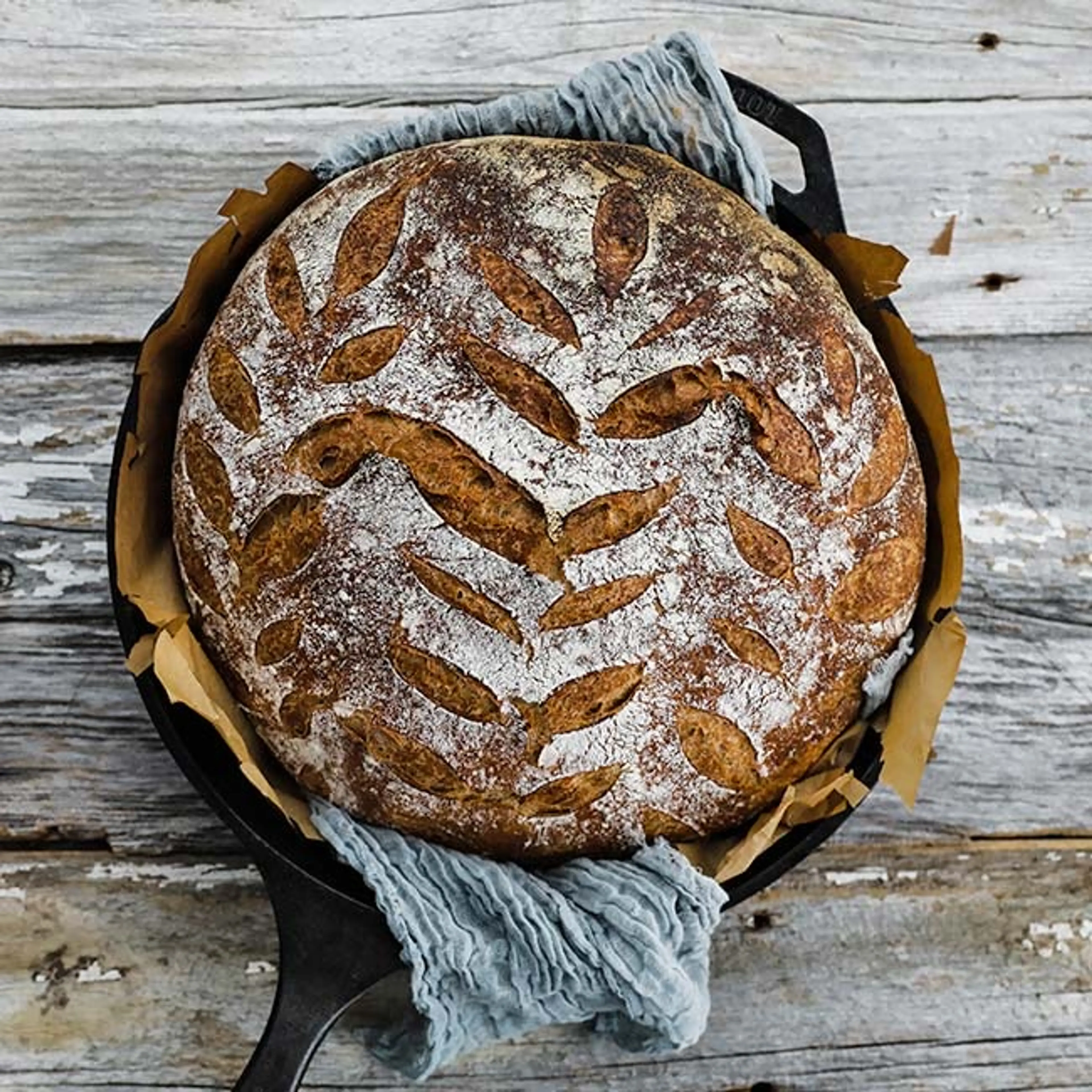 Classic French Boule Recipe with Poolish