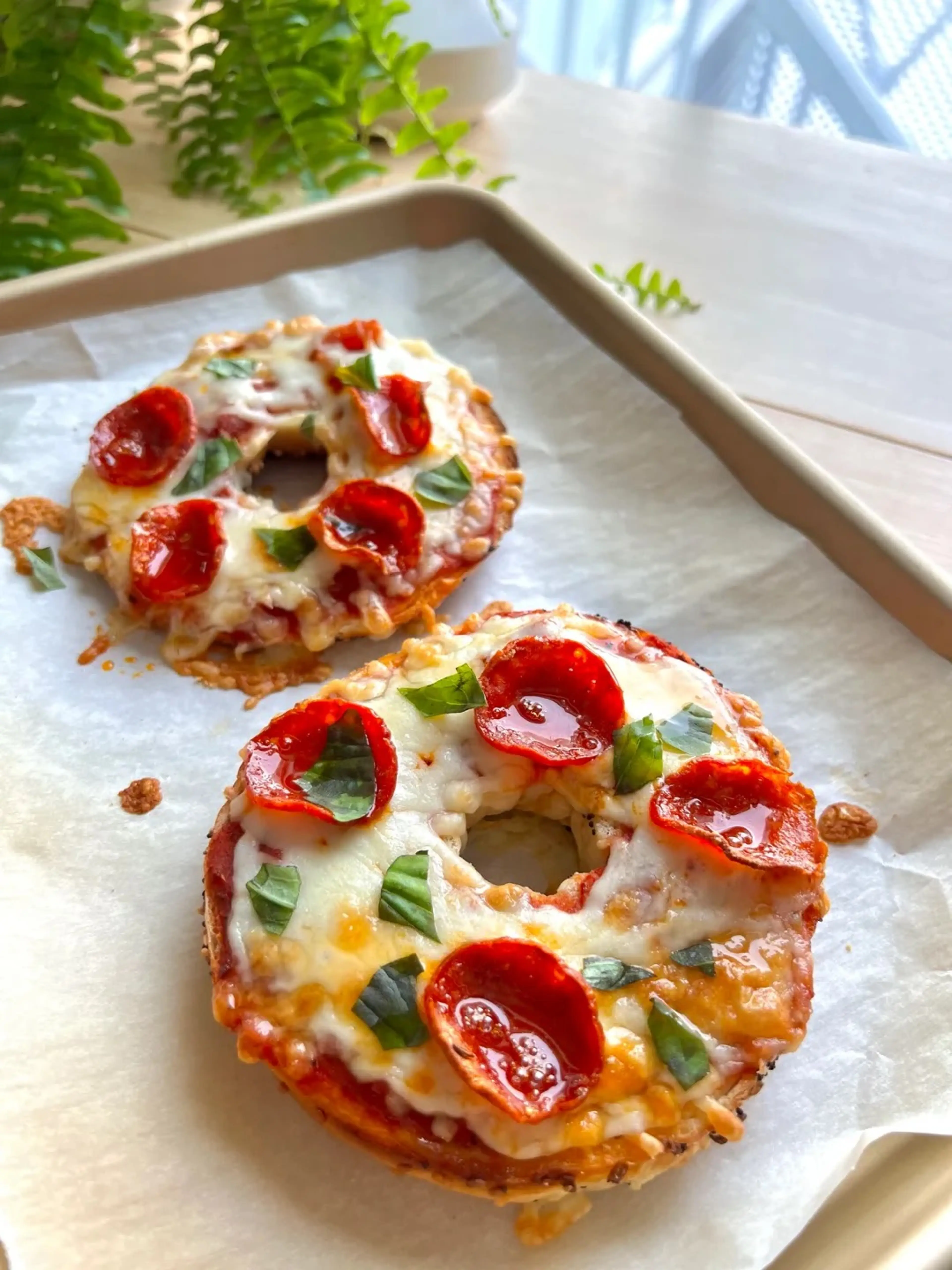 Pizza Melt Bagel