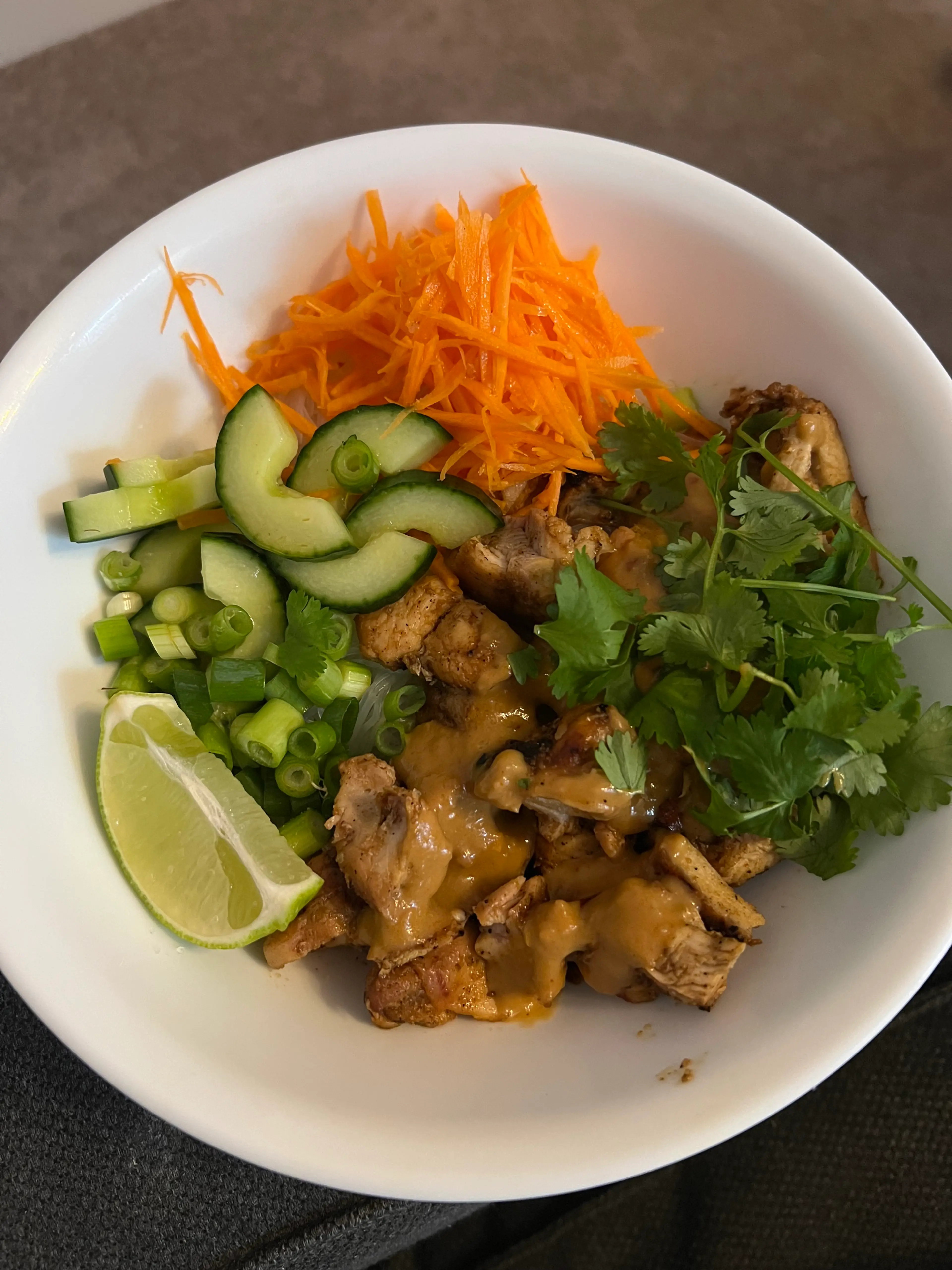 Satay Chicken bowl