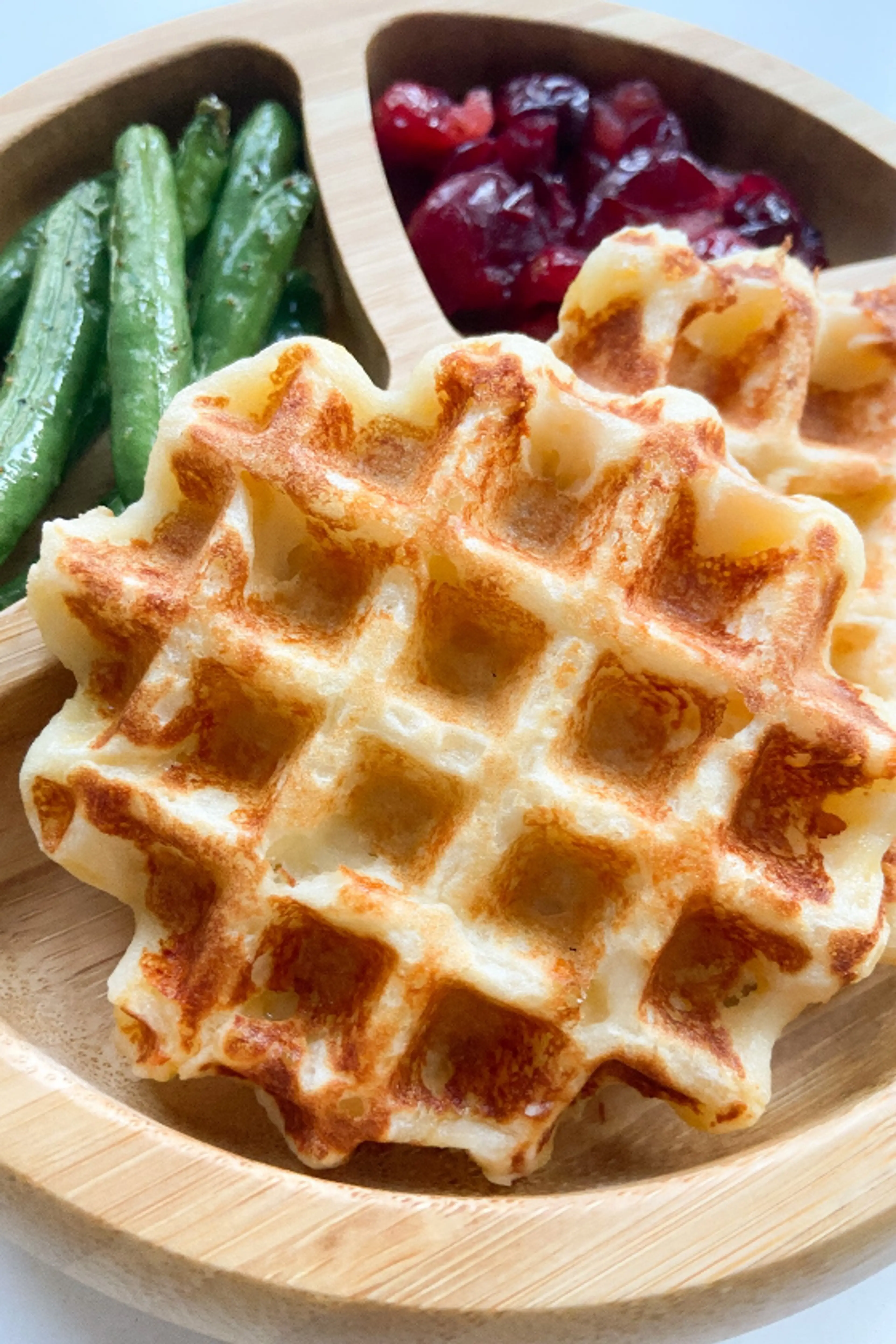 Leftover Mashed Potato Waffles