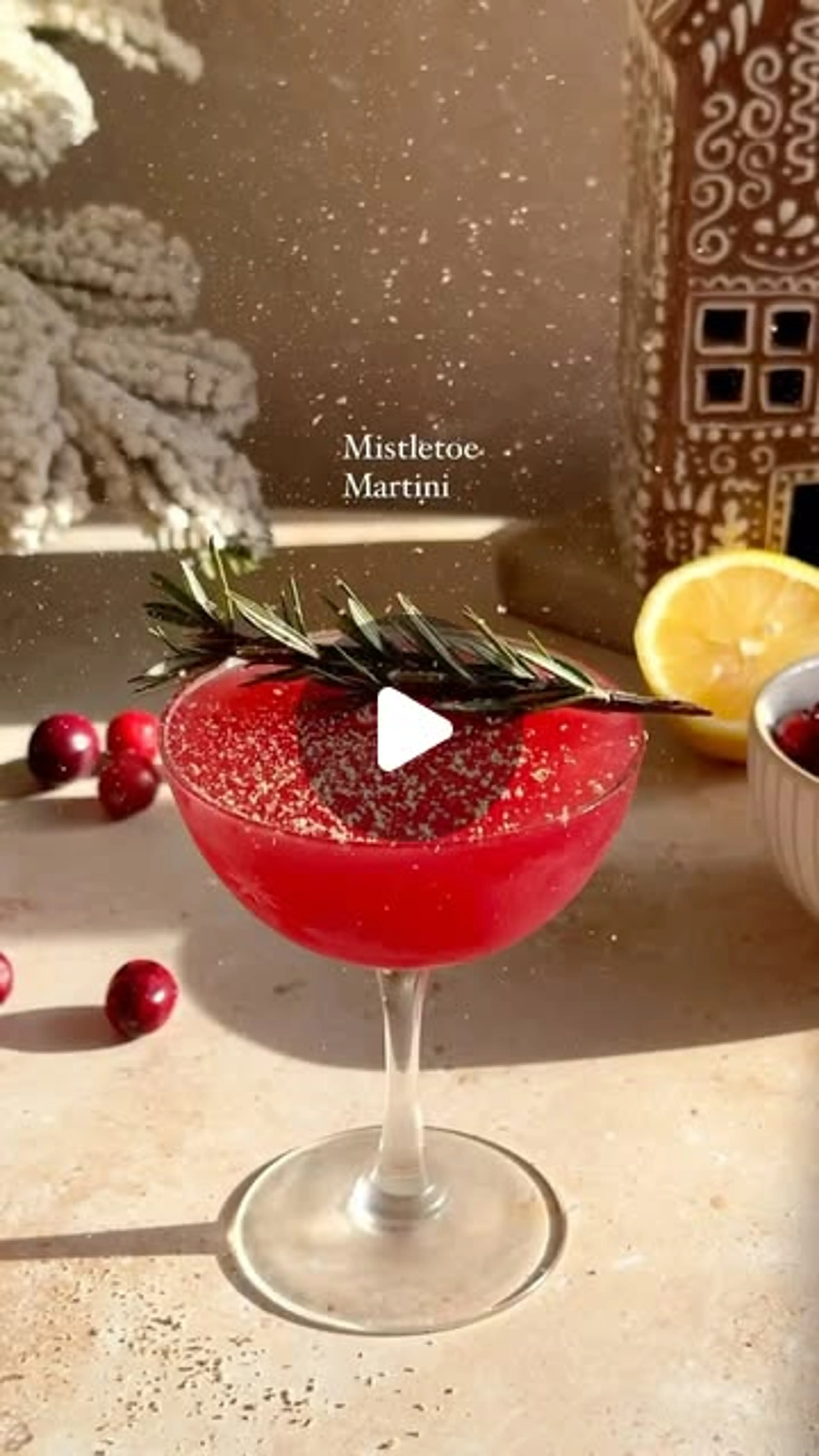 The Mistletoe Martini