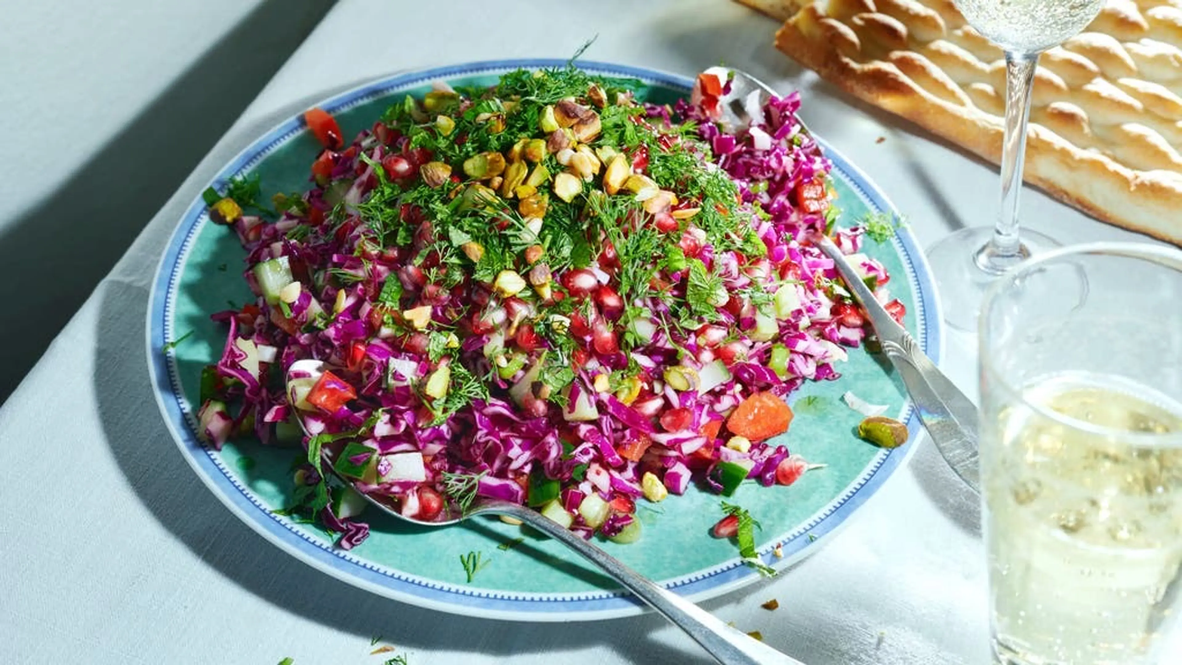 Orientalischer Rotkohlsalat