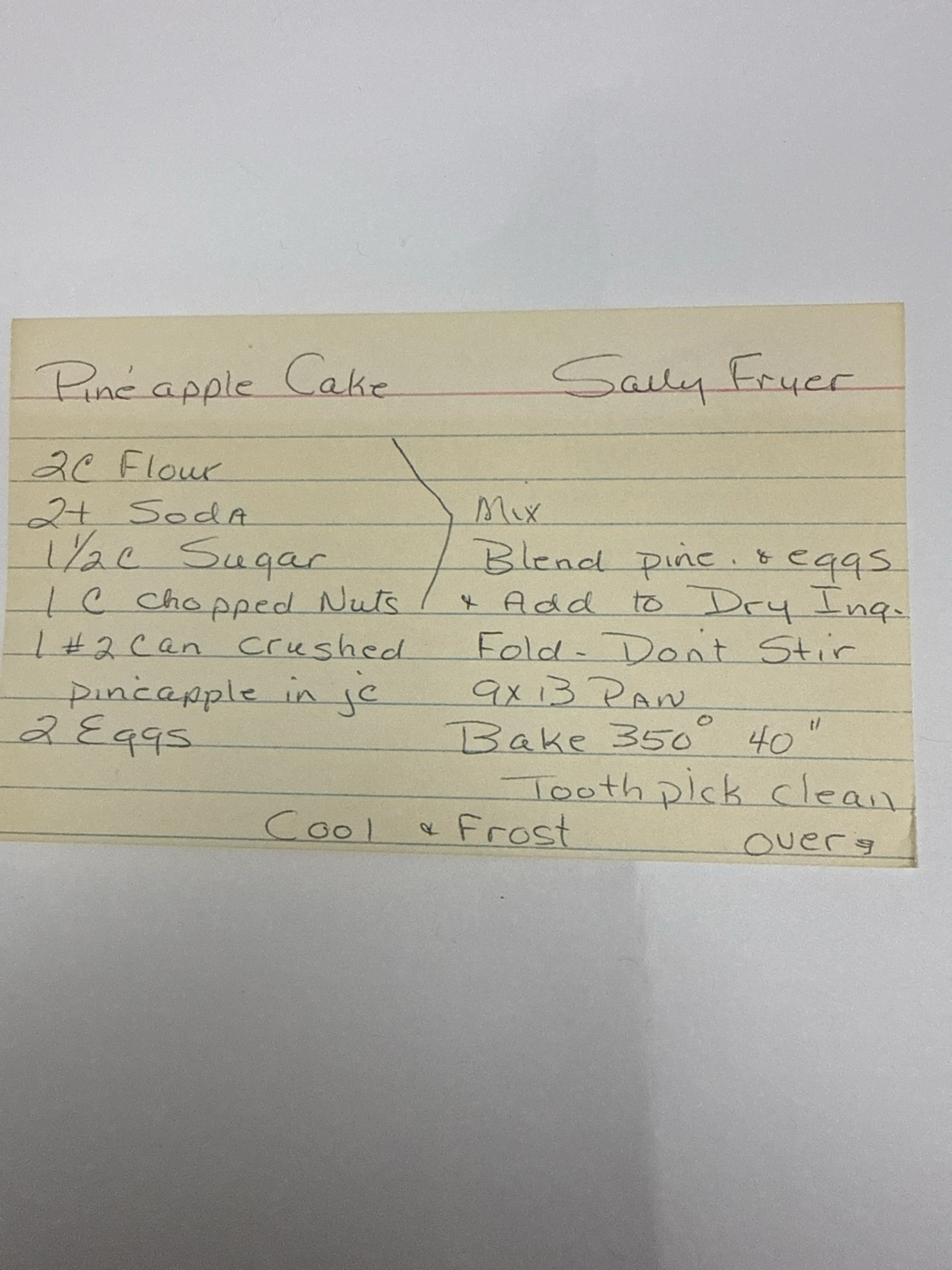 Pineapple Cake