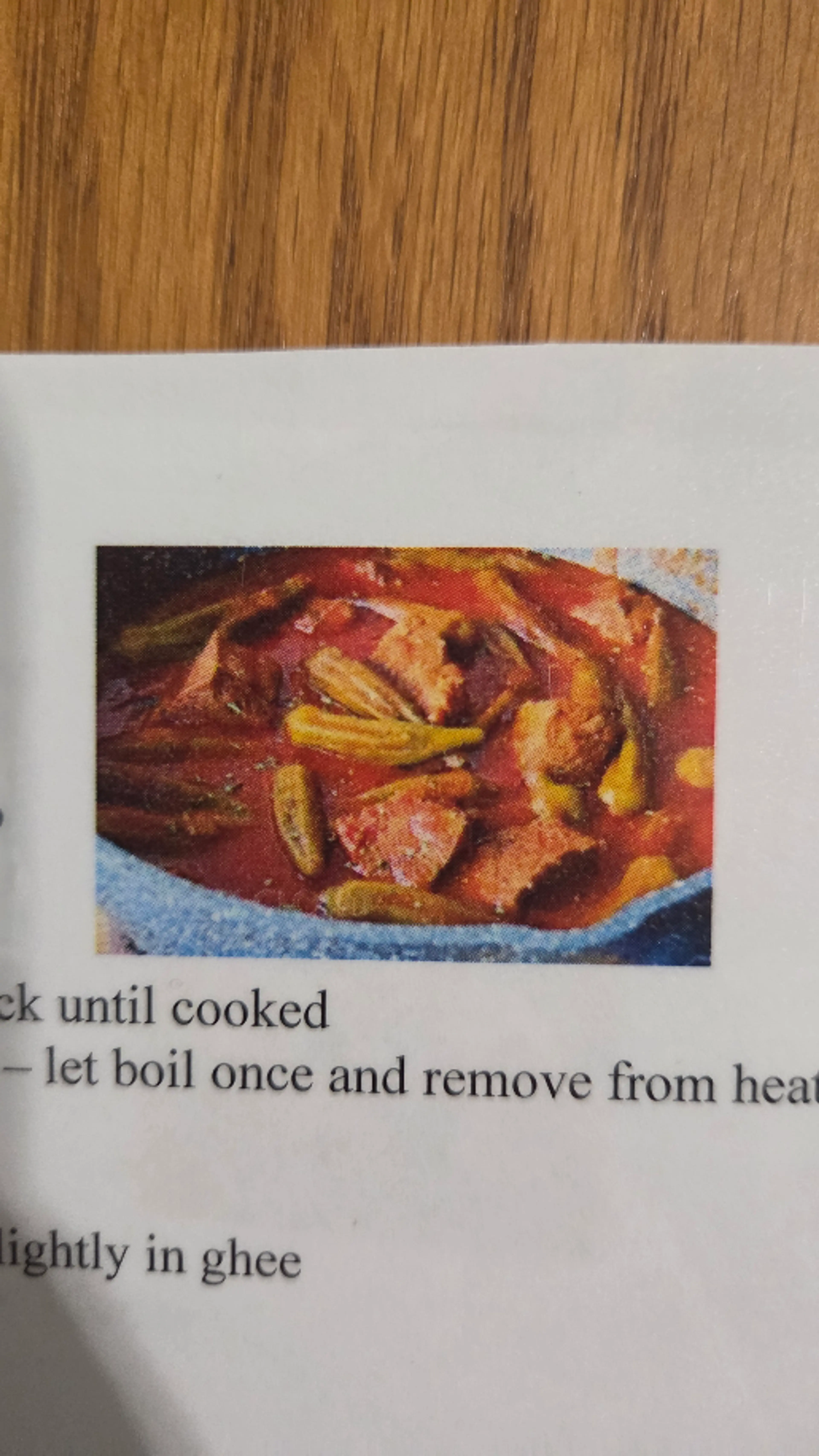 Okra with Beef Broth (Bamya)