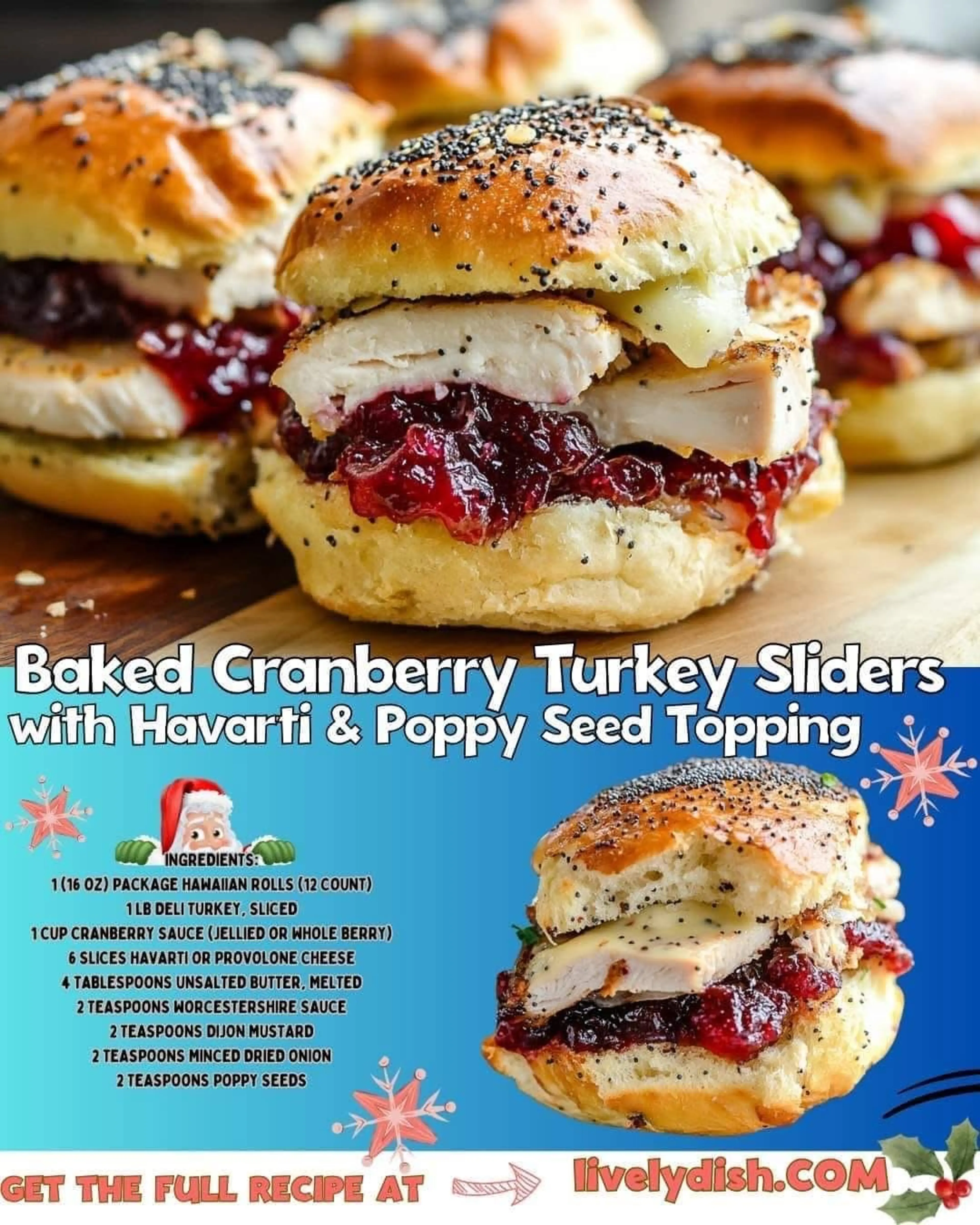 Cranberry Turkey Sliders