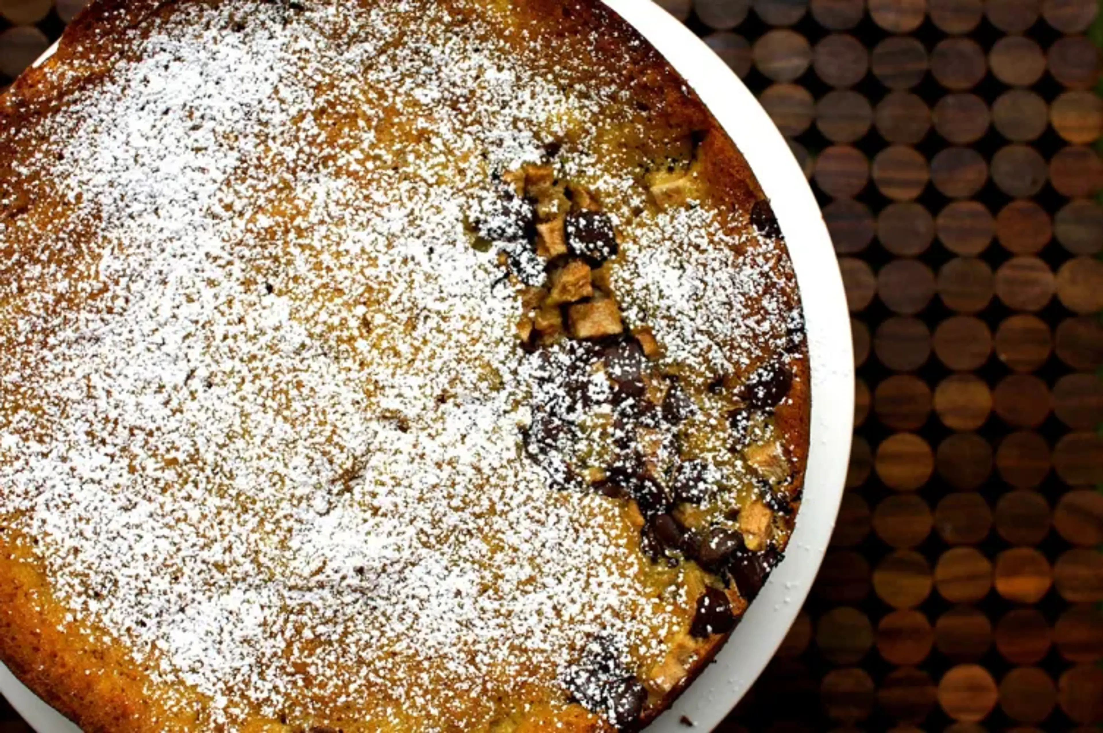 Bittersweet Chocolate and Pear Cake
