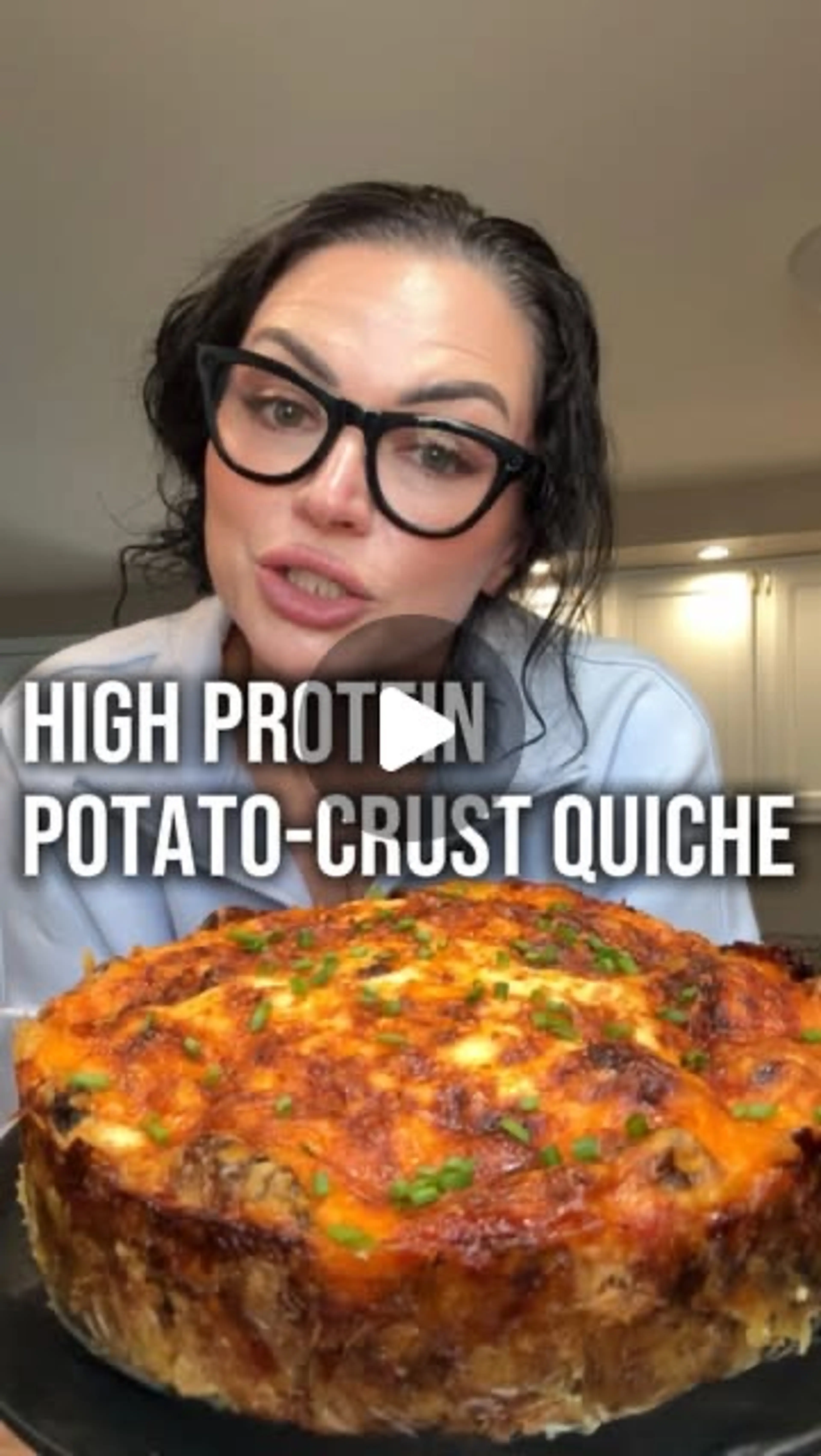 This High-protein Potato Crust Quiche Is One of My Go-to Mea