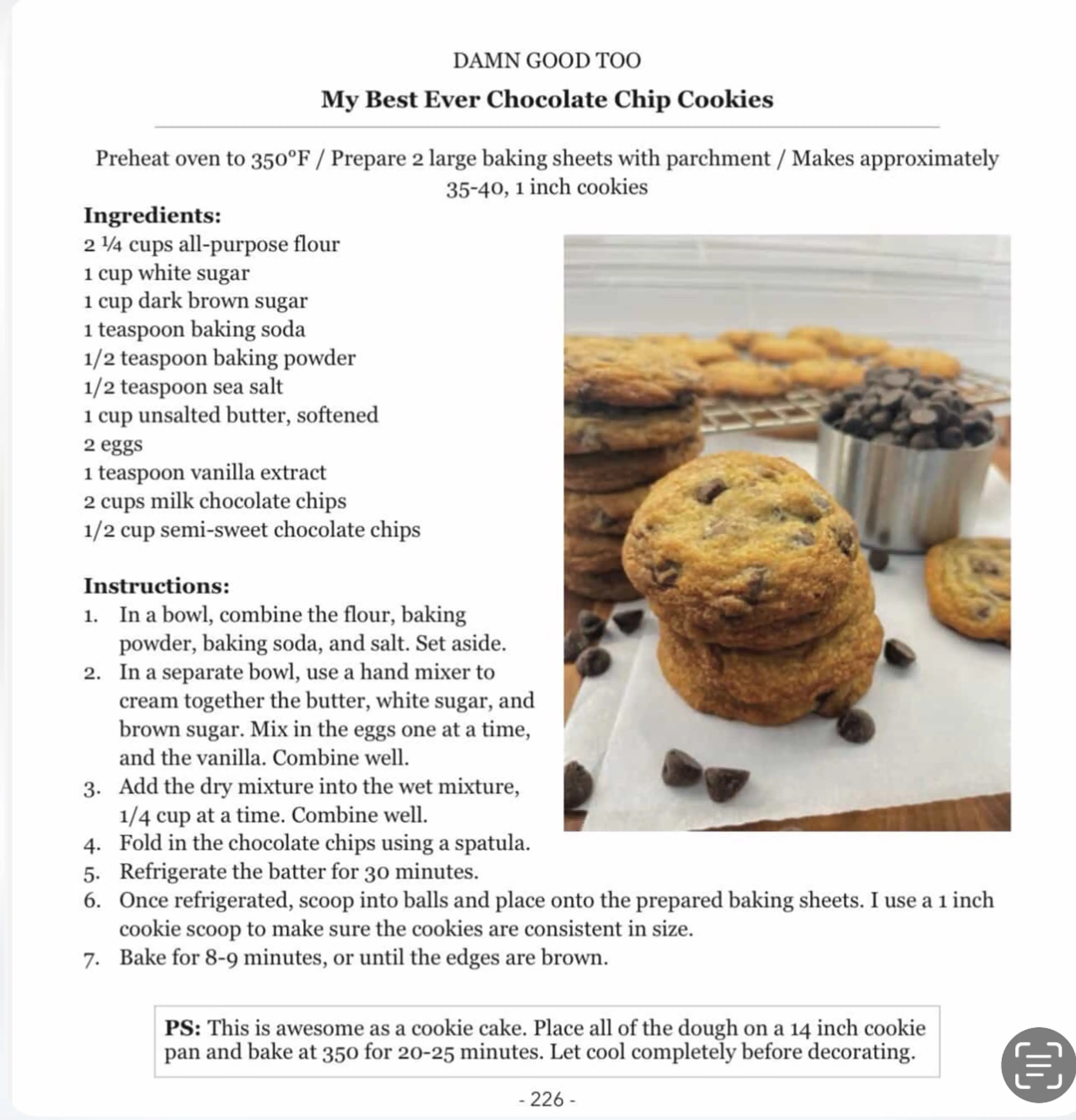 My Best Ever Chocolate Chip Cookies