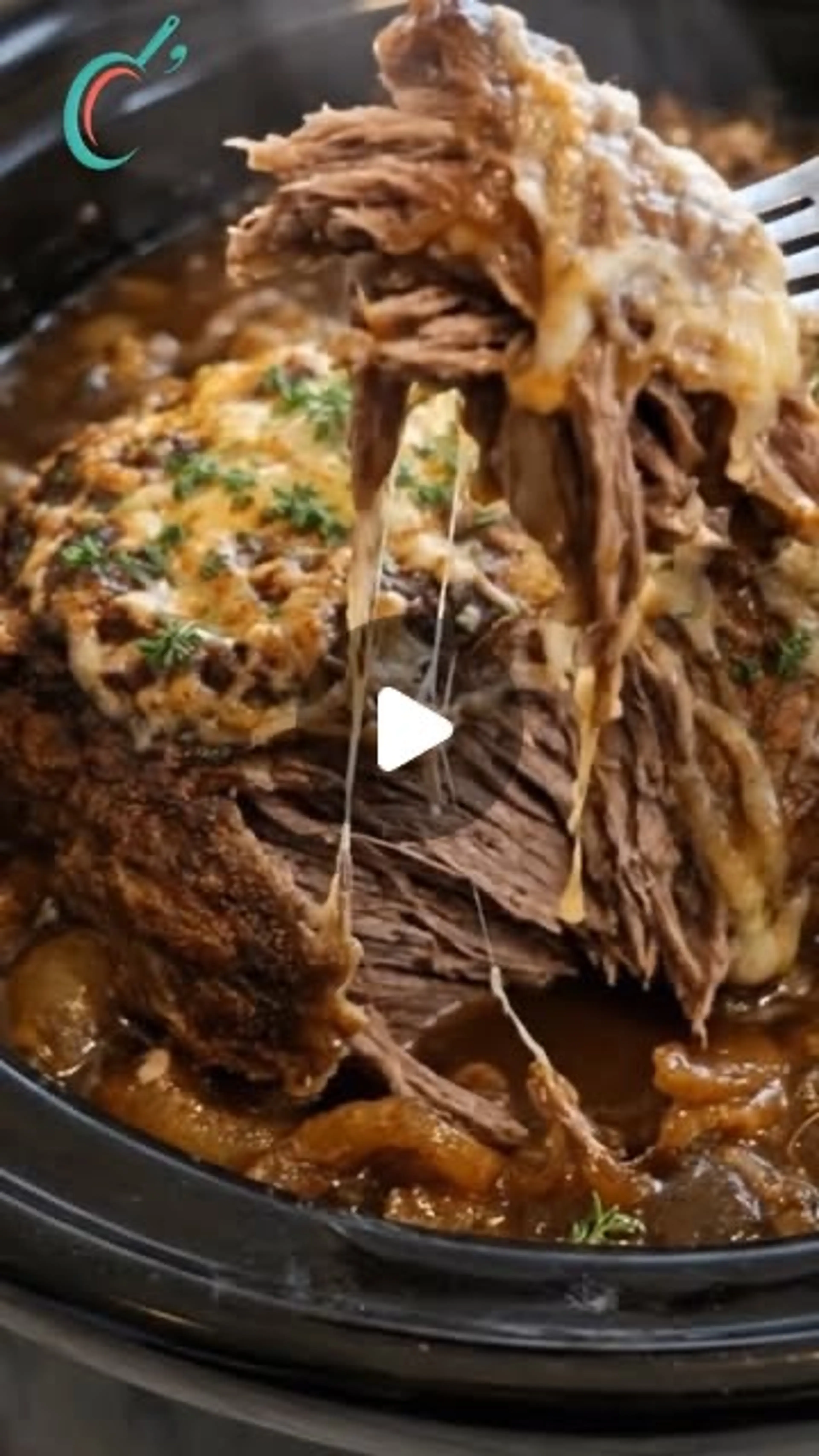 This Crock Pot French Onion Beef Roast Is Slow Cooked Until