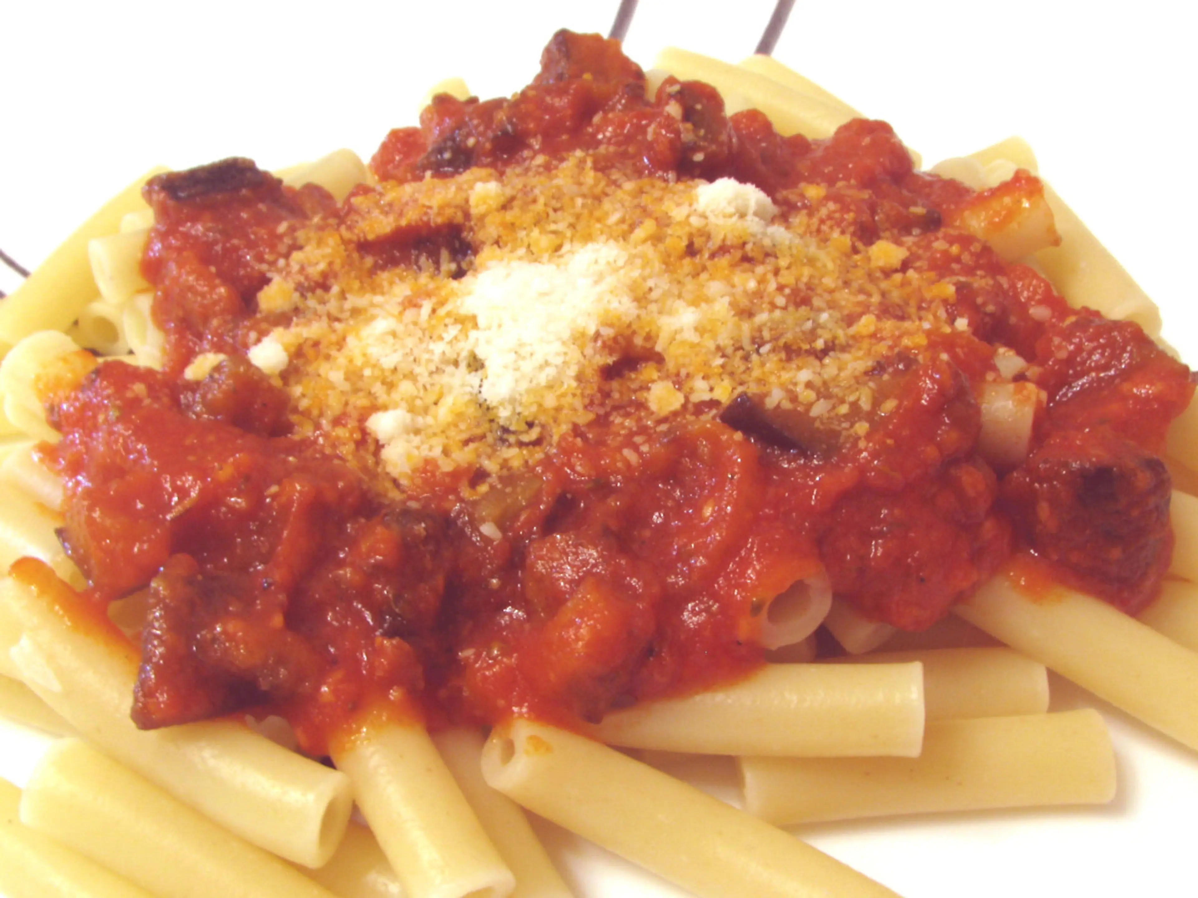 Penne With Eggplant (Aubergine)