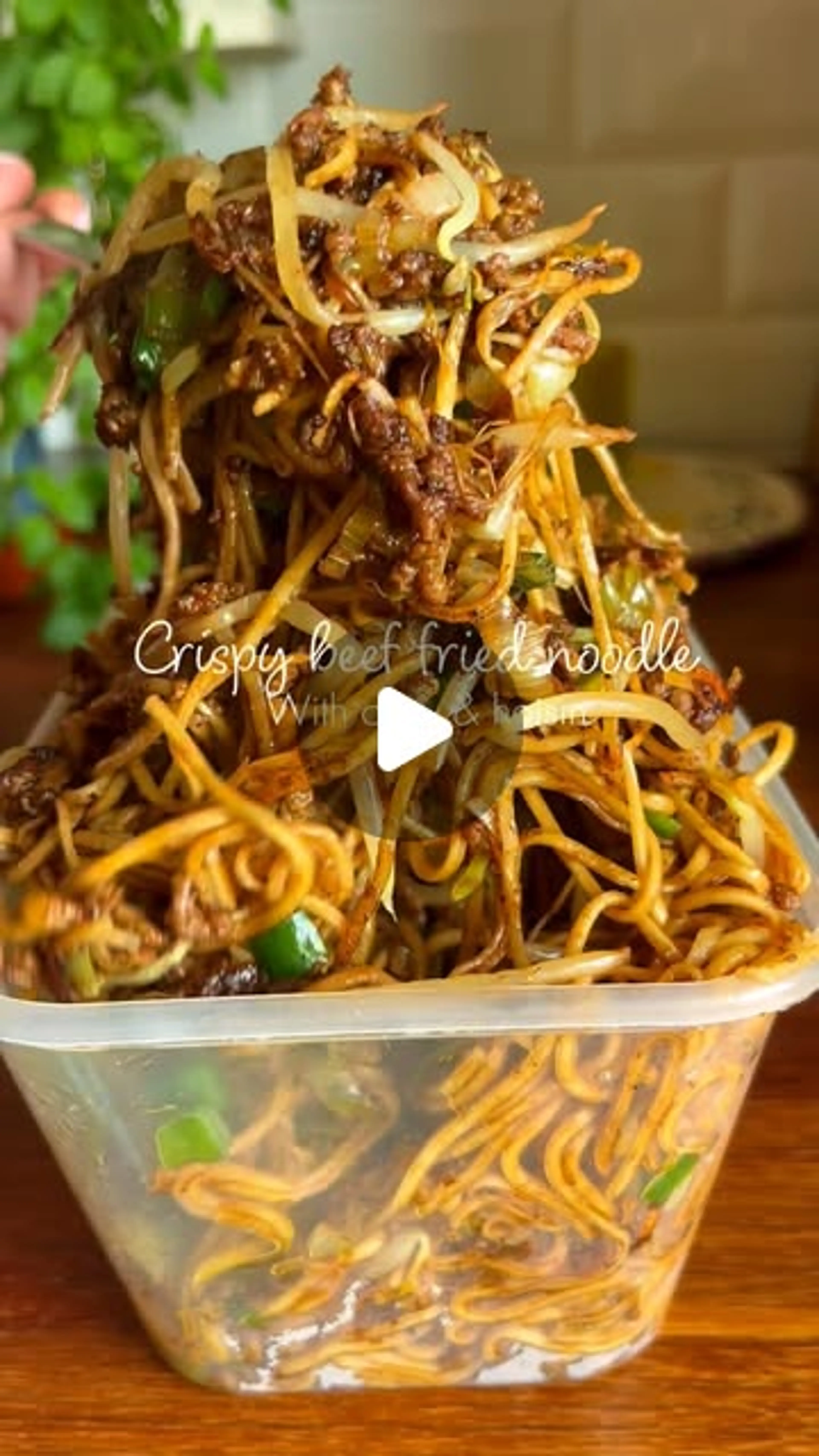Crispy Beef Fried Noodles