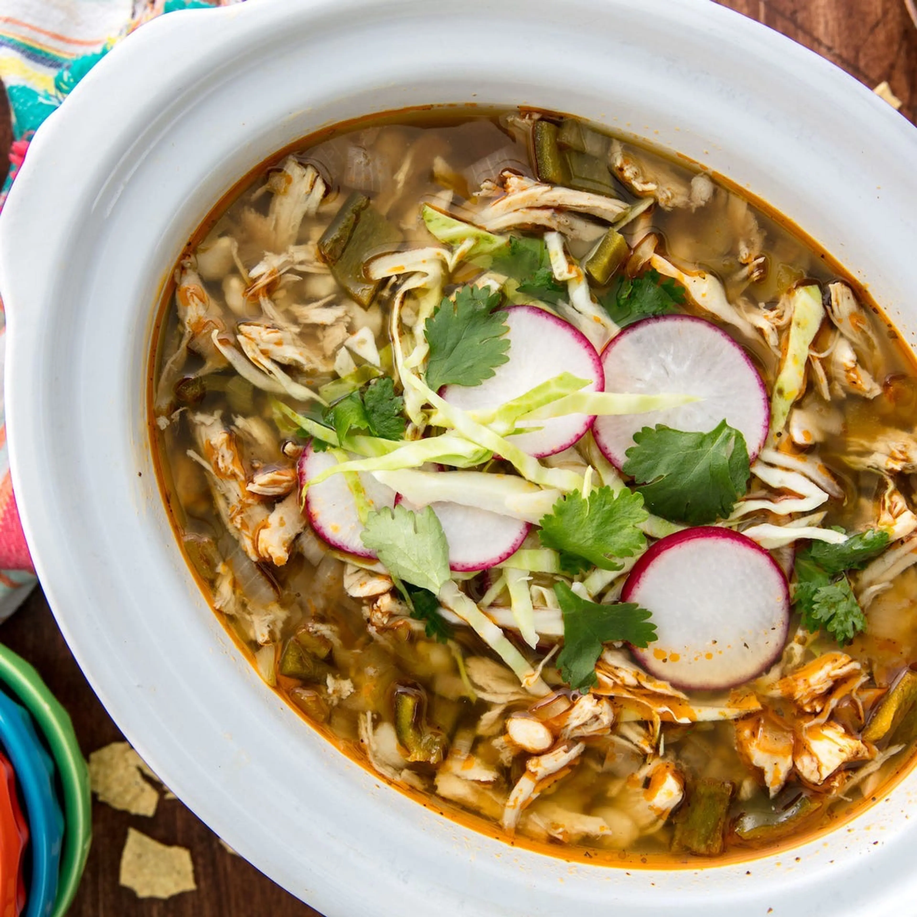Slow-Cooker Chicken Pozole