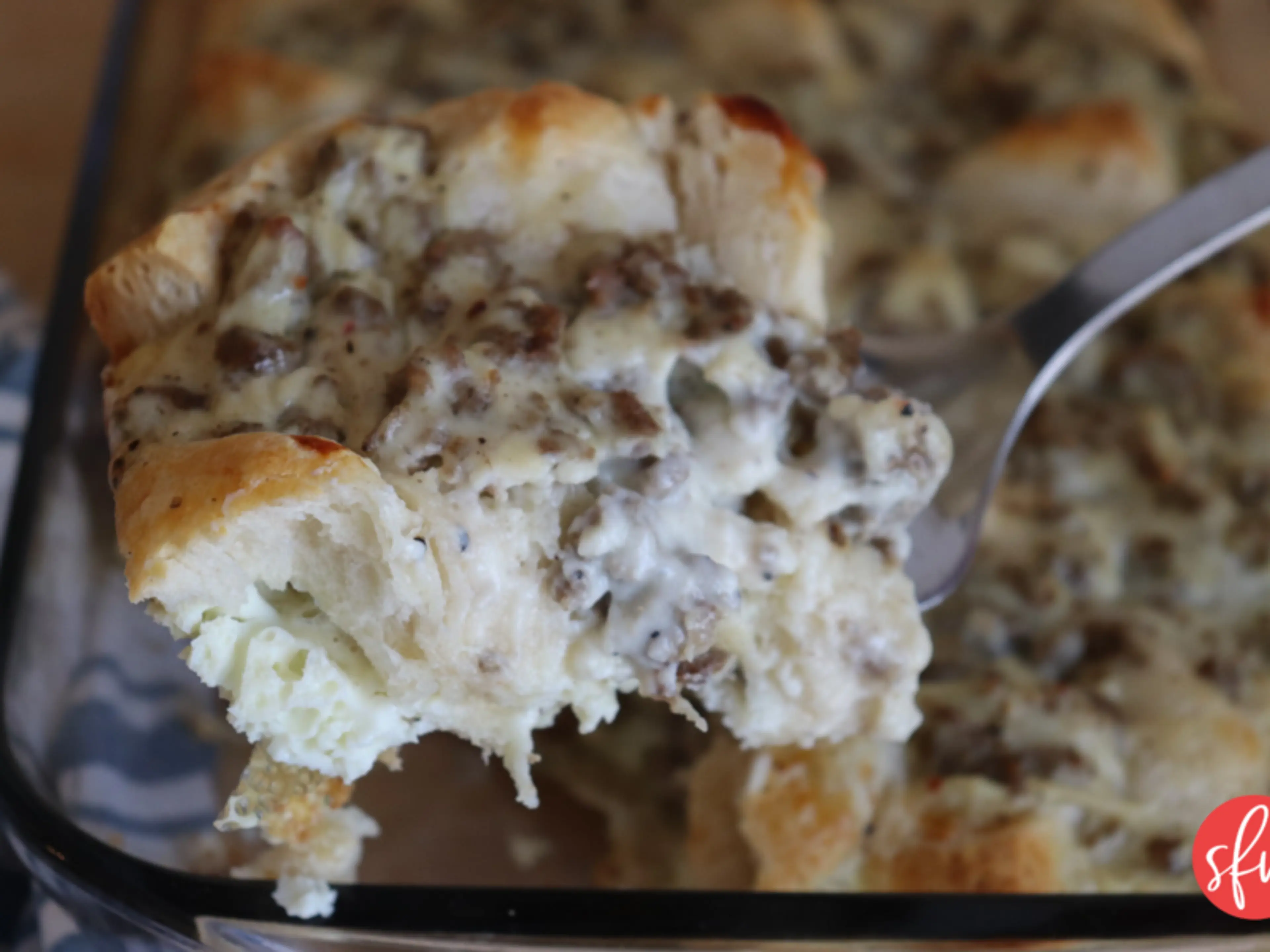 Biscuits and Gravy Casserole