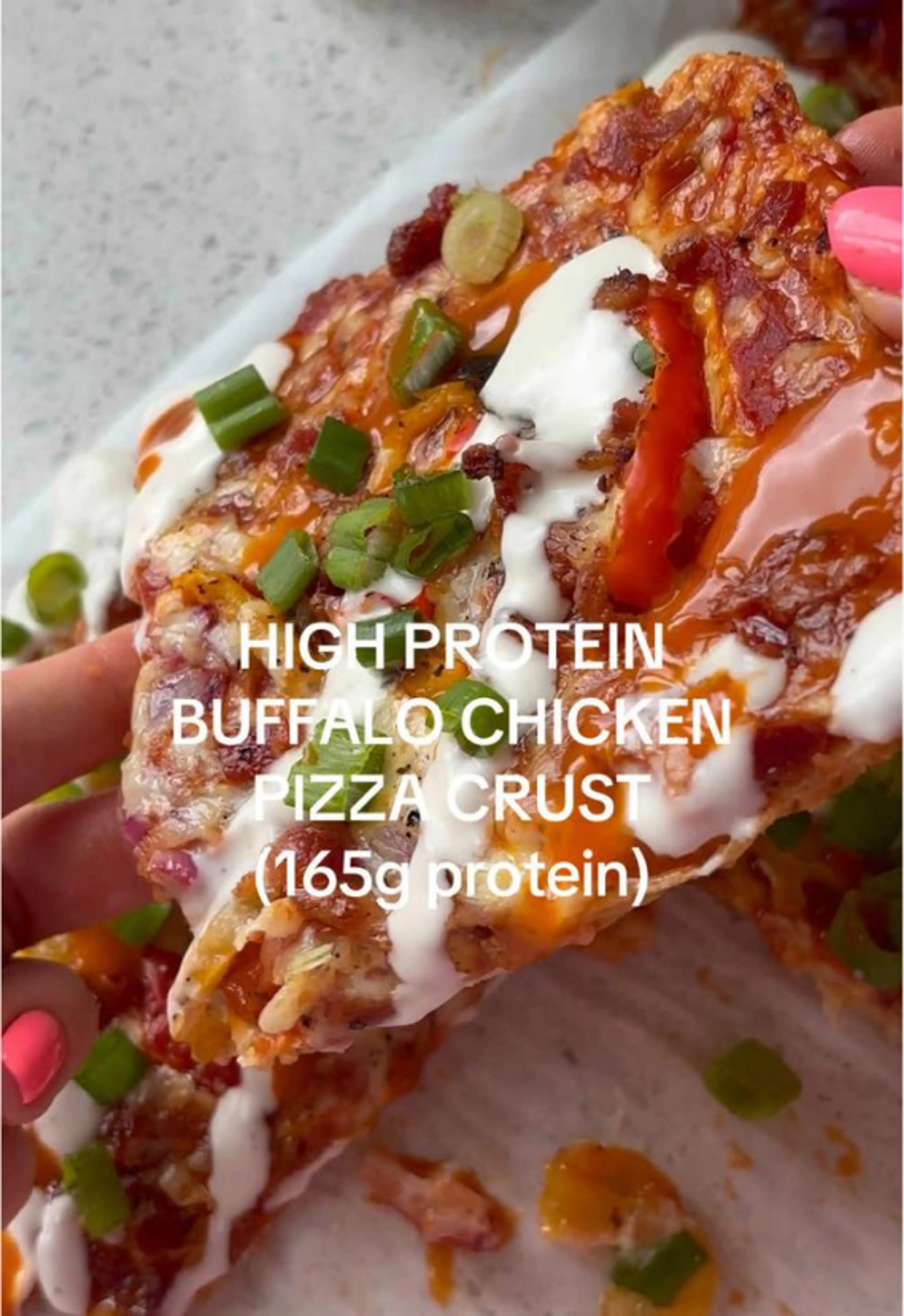 Buffalo Chicken Crust Pizza