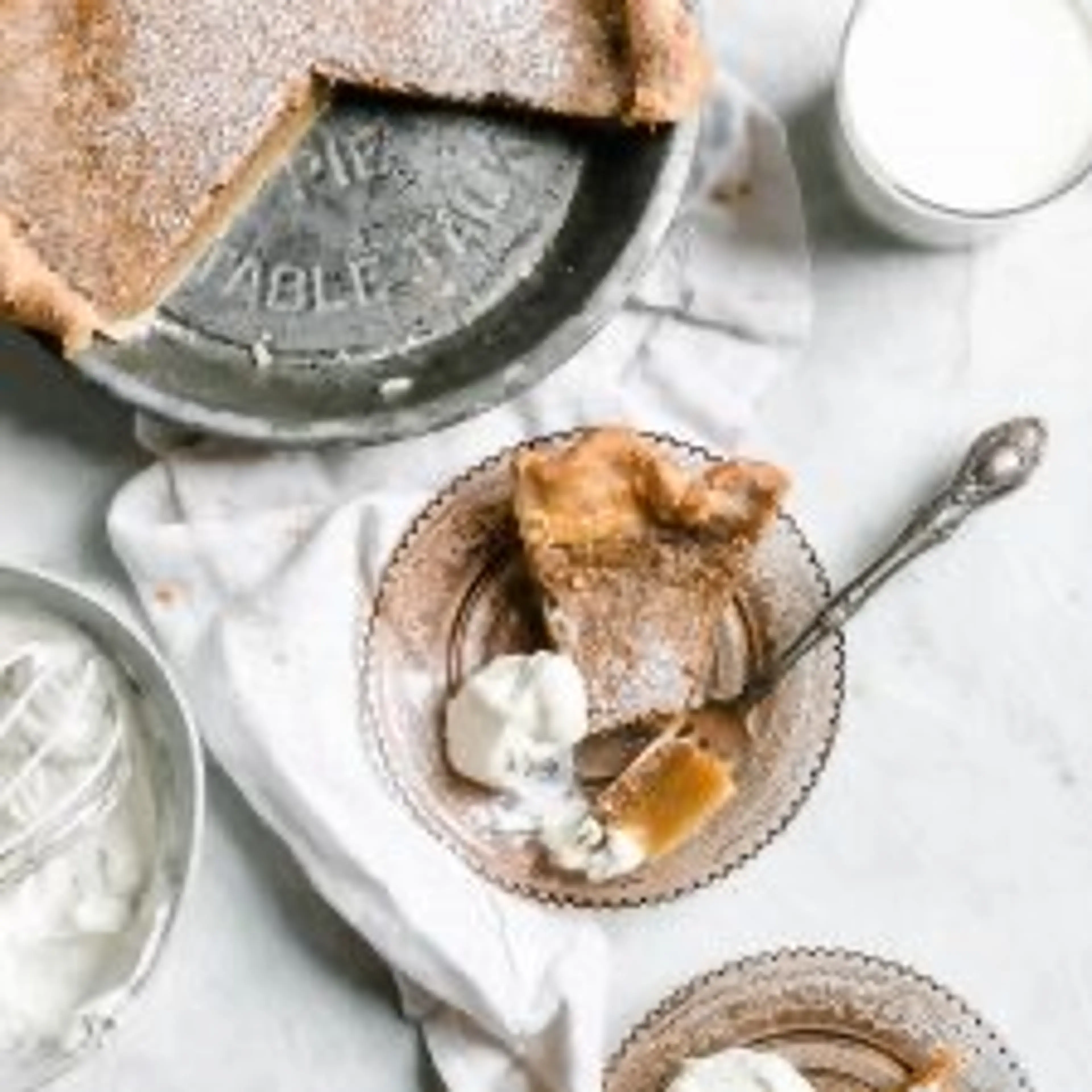 Salted Maple Chess Pie