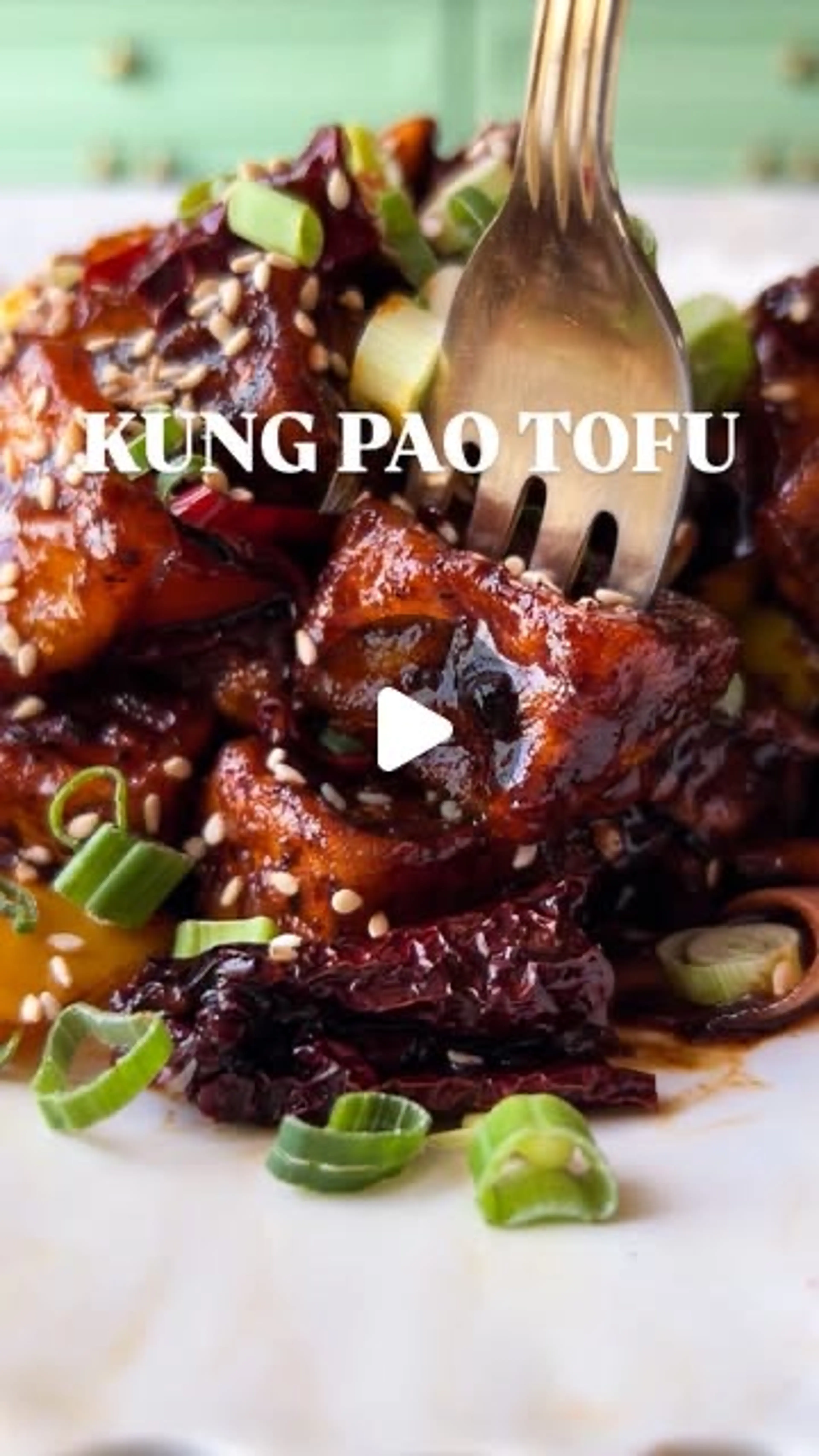 One-pan Kung Pao Tofu