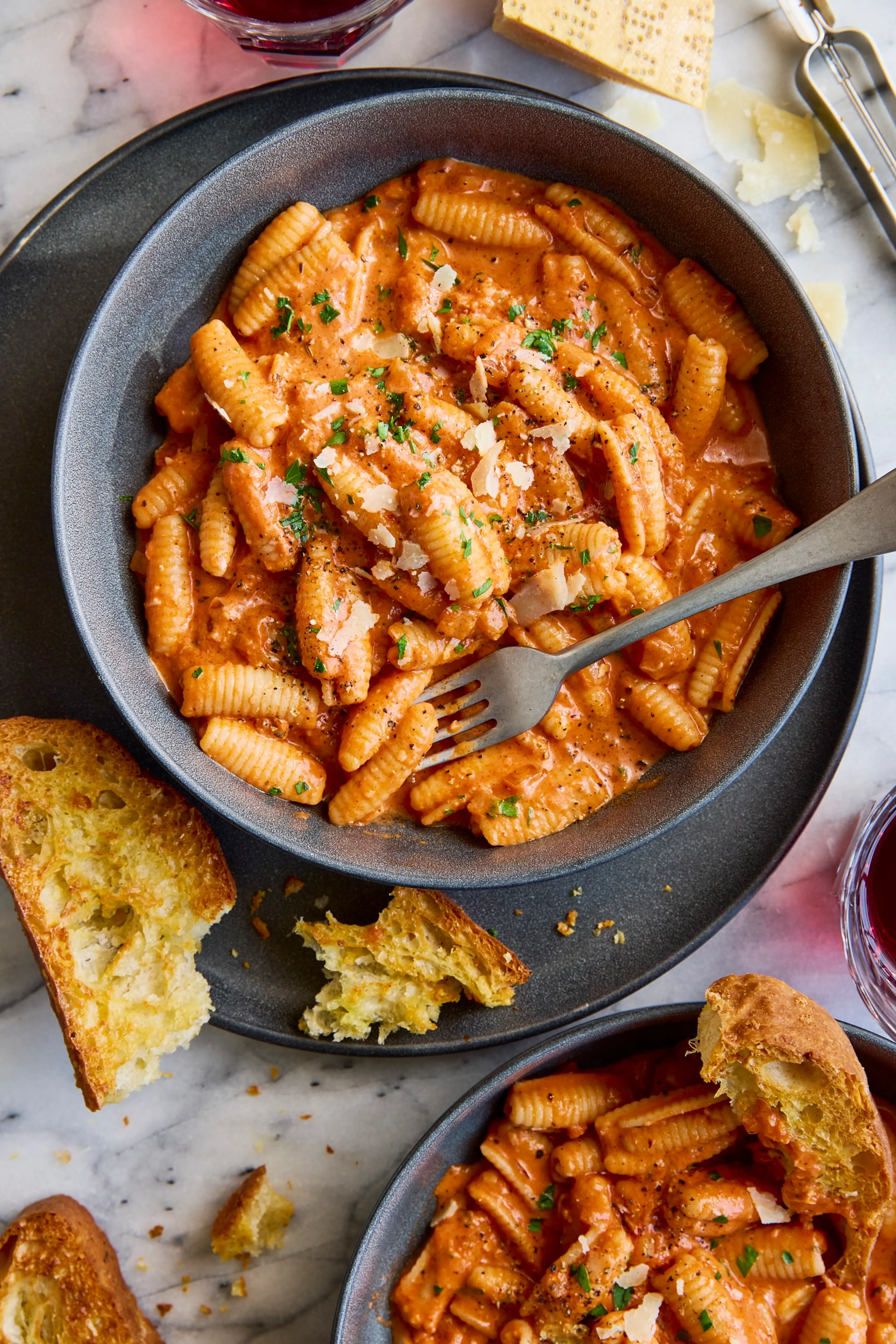 Quick Pasta with Tomato Cream Sauce