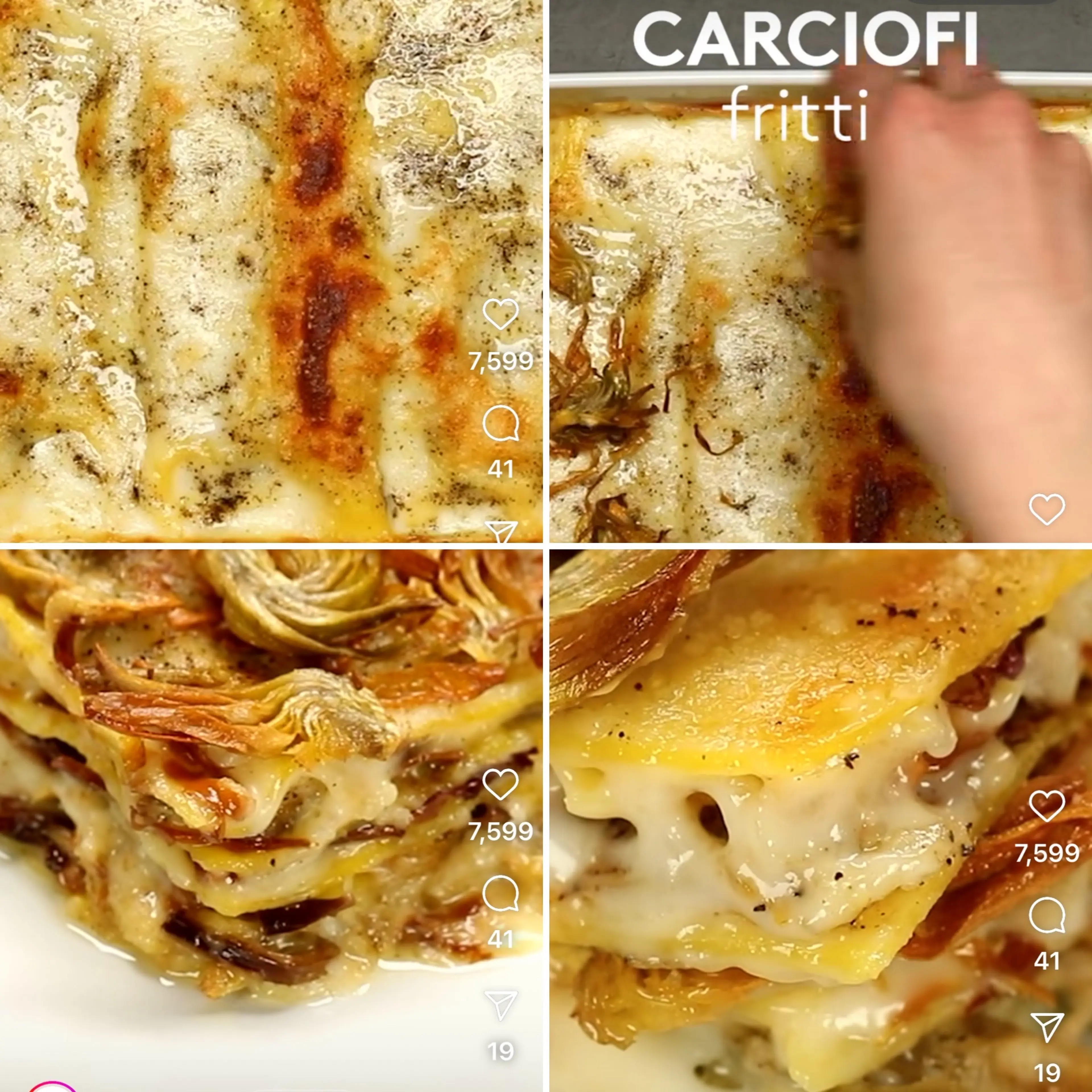 Lasagne Cacio E Pepe Con Carciofi Fritti