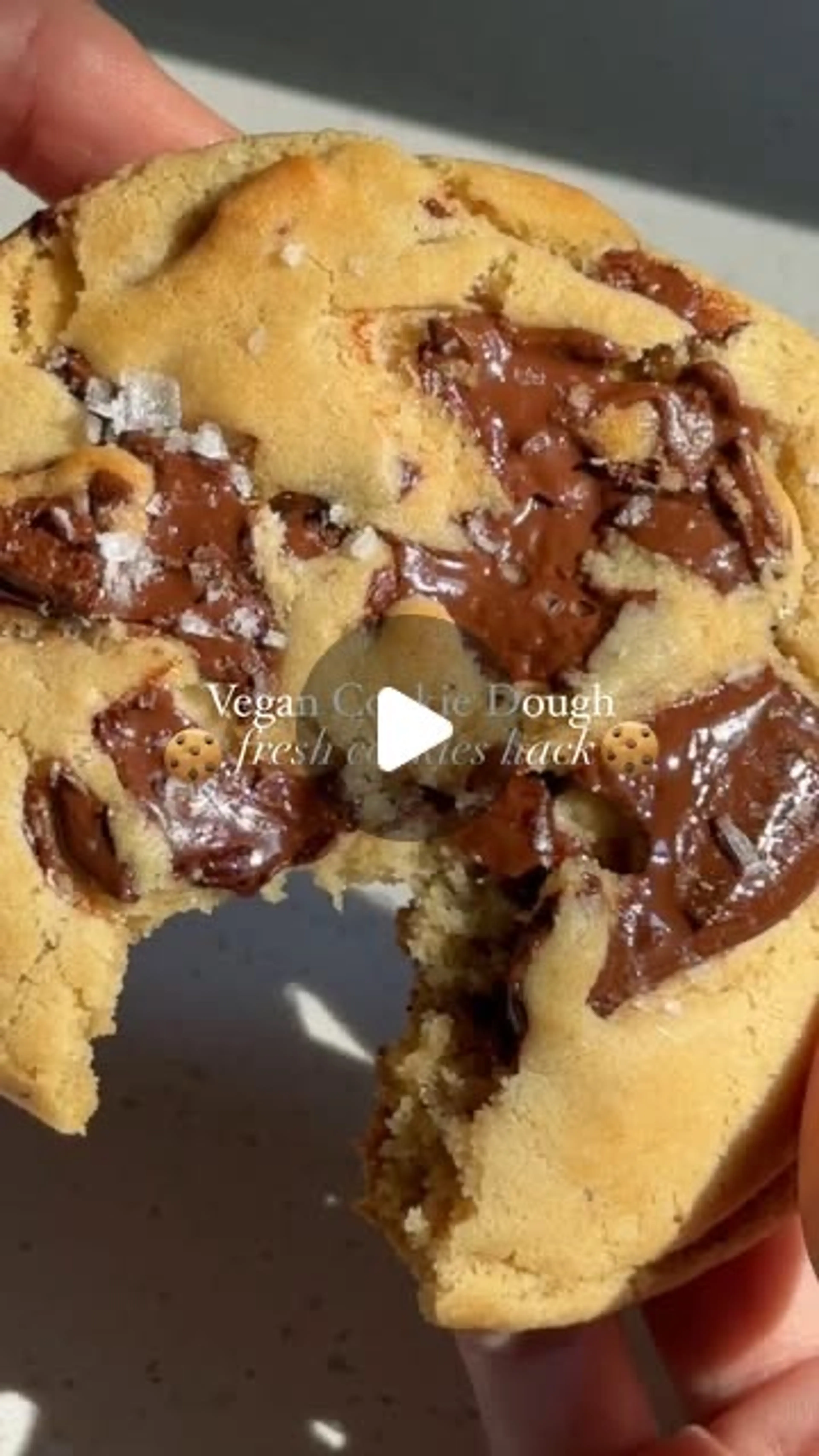 Frozen Cookie Dough Log