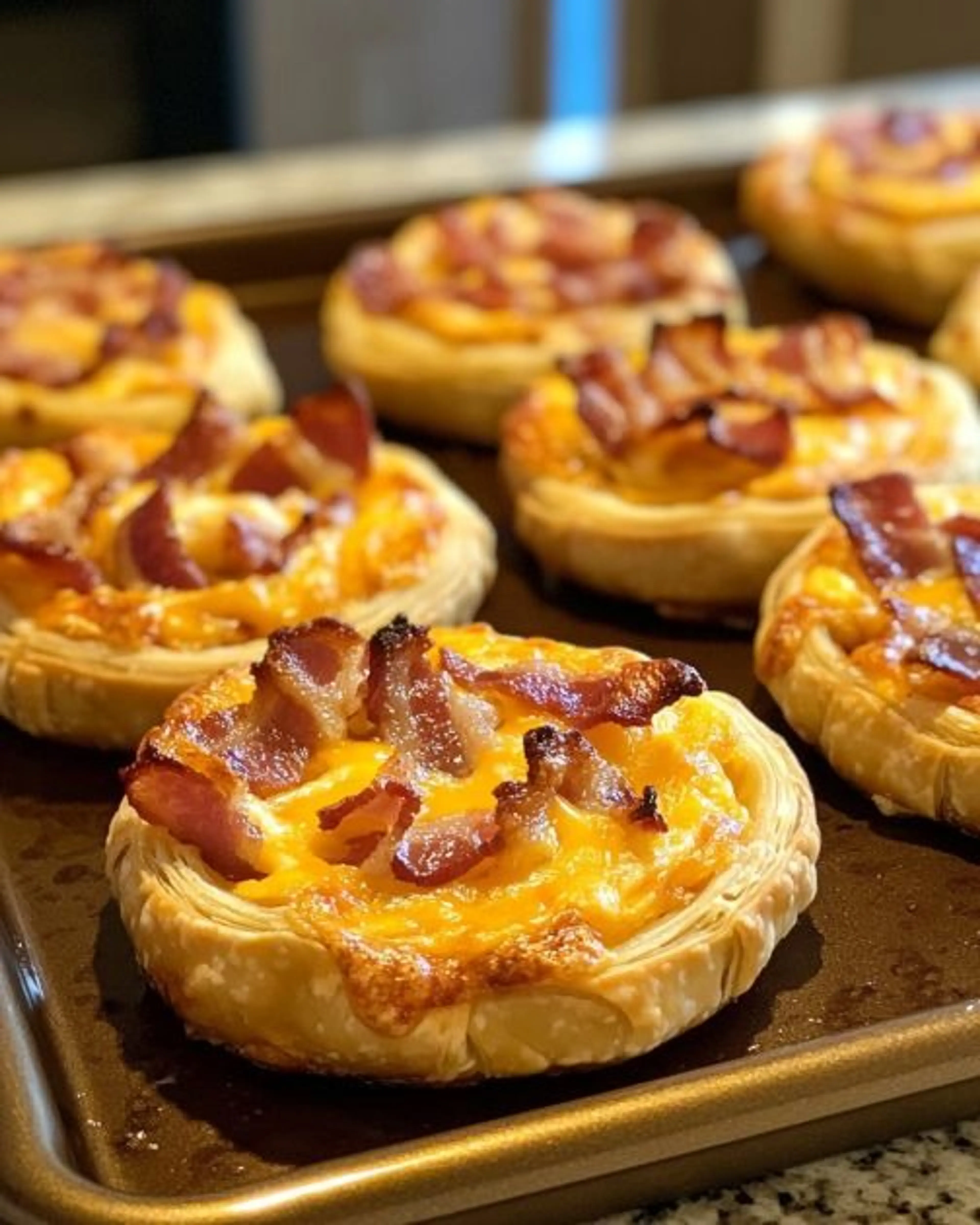 Baked Bacon, Egg, and Cheese Pinwheels