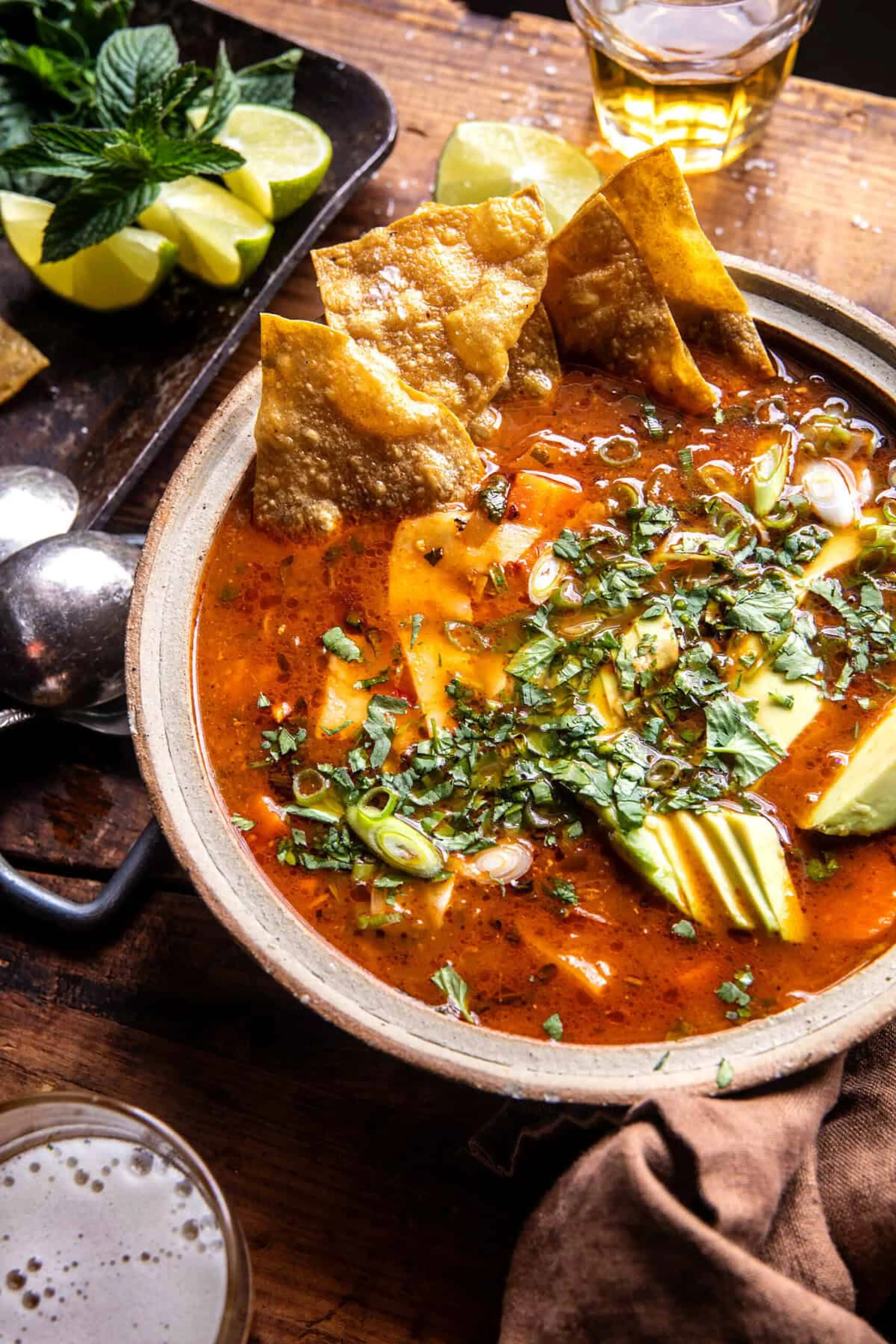 Salsa Verde Tortilla Soup