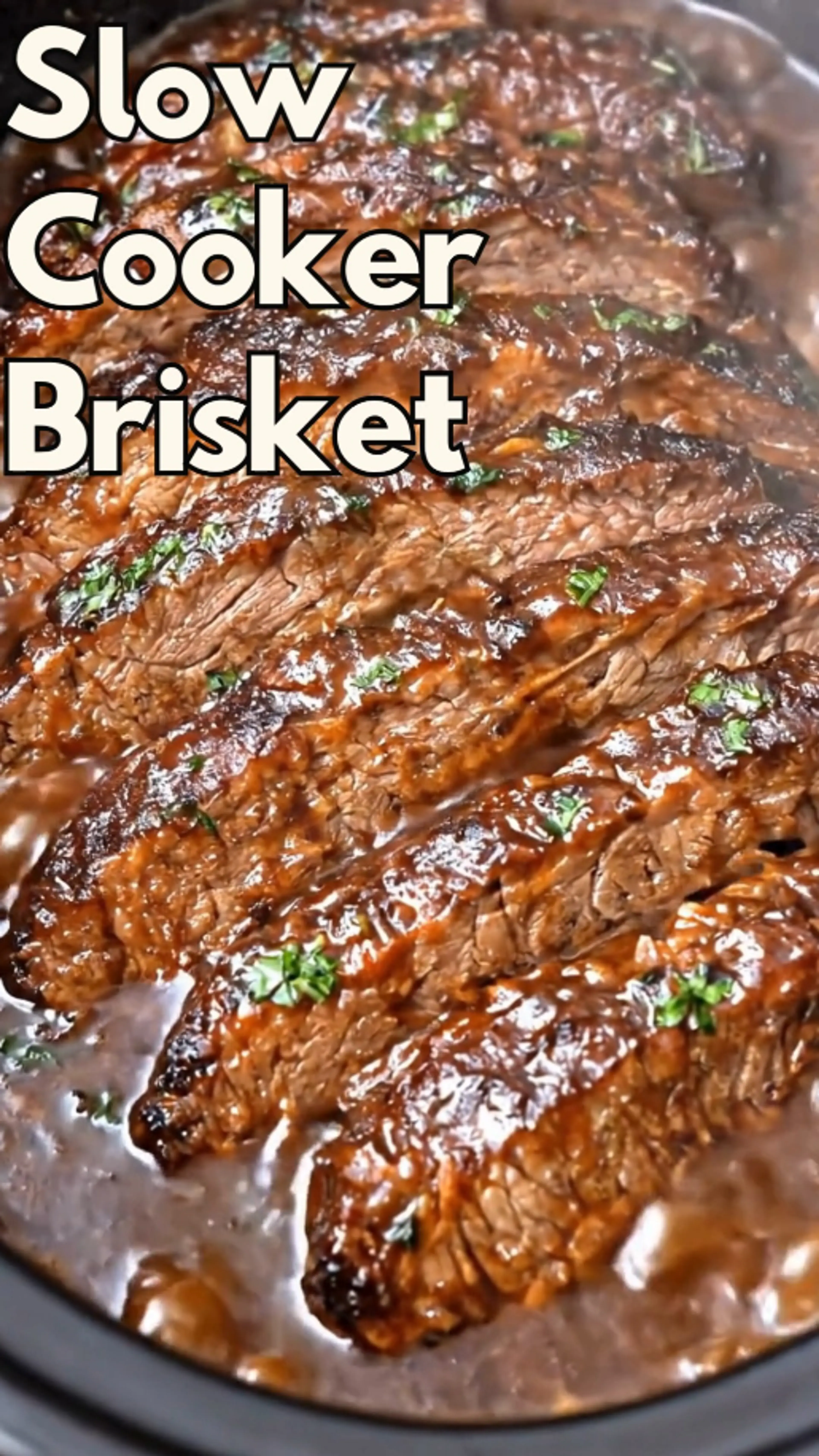 Crockpot Tender BBQ Brisket