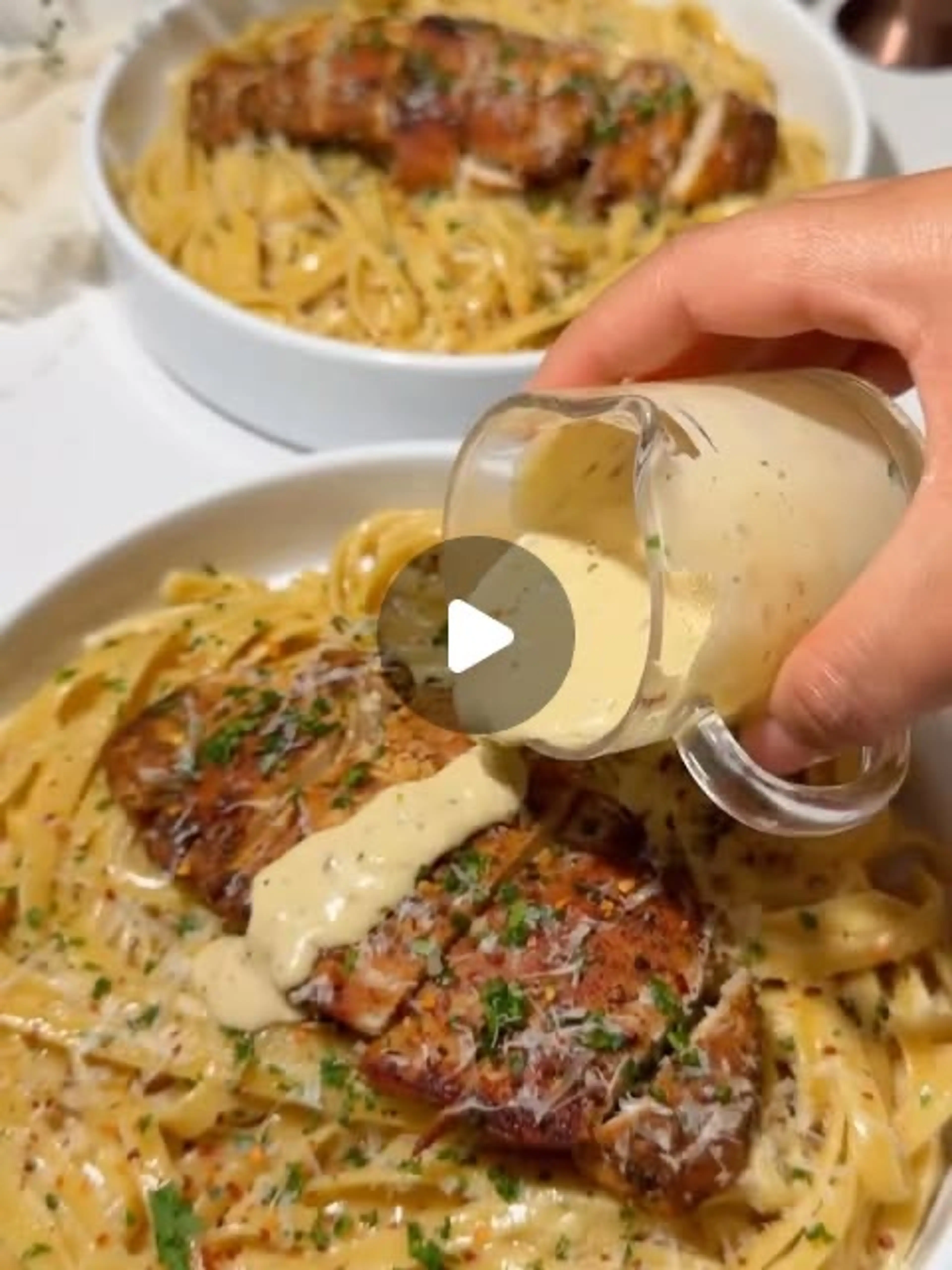 Creamy Garlic Parmesan Chicken Pasta