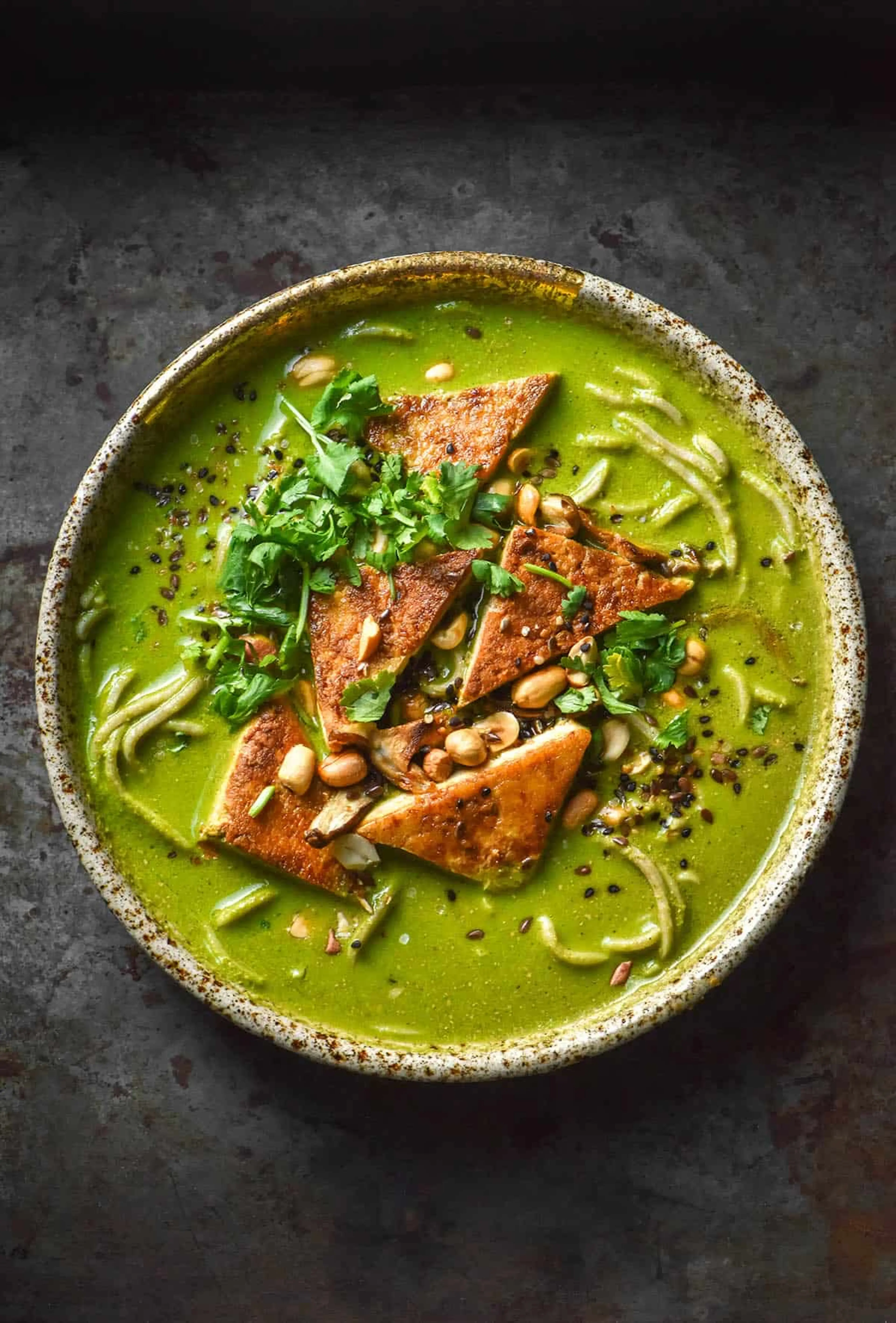 Low FODMAP green soup
