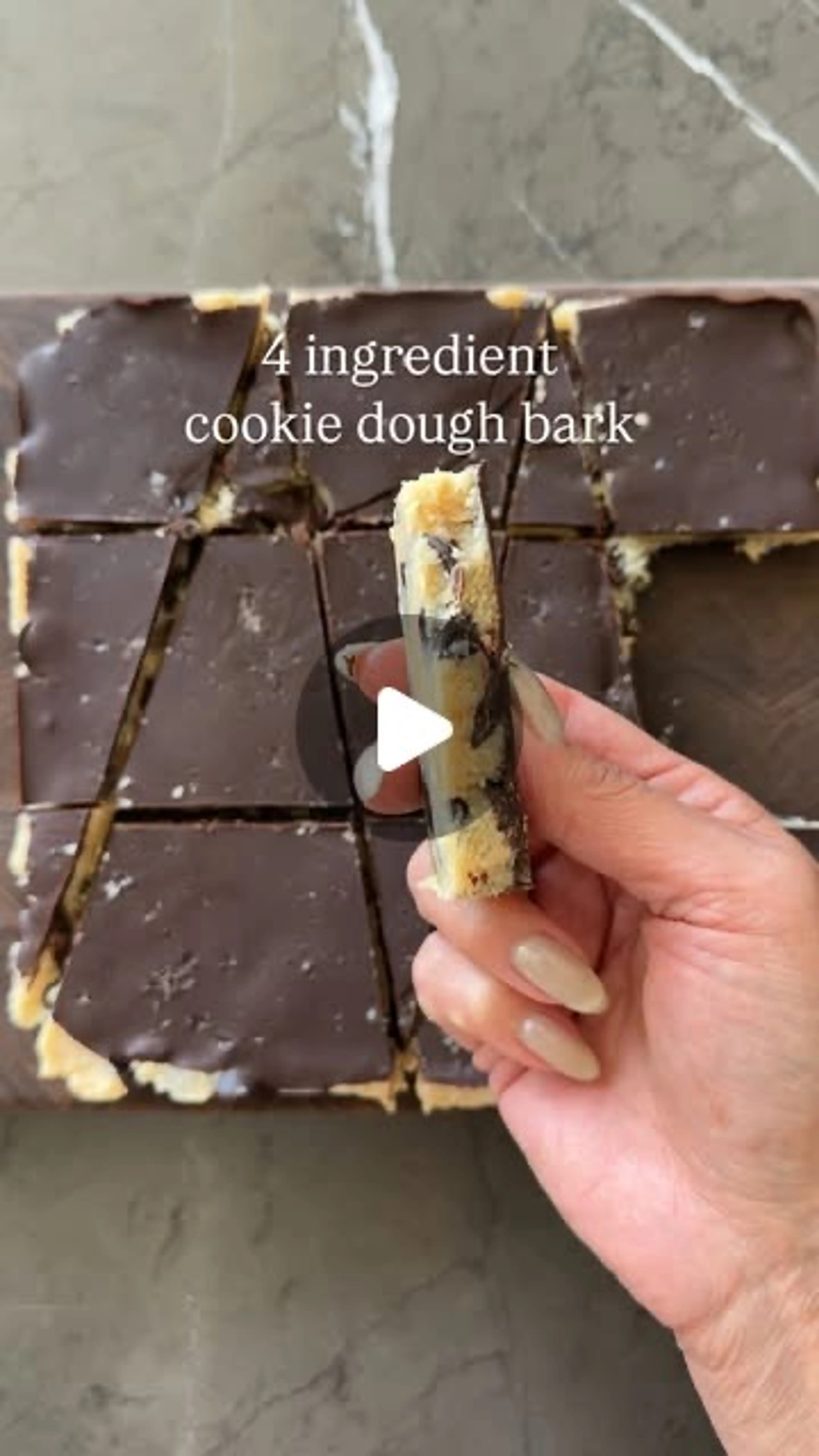 Four-ingredient Cookie Dough Bark