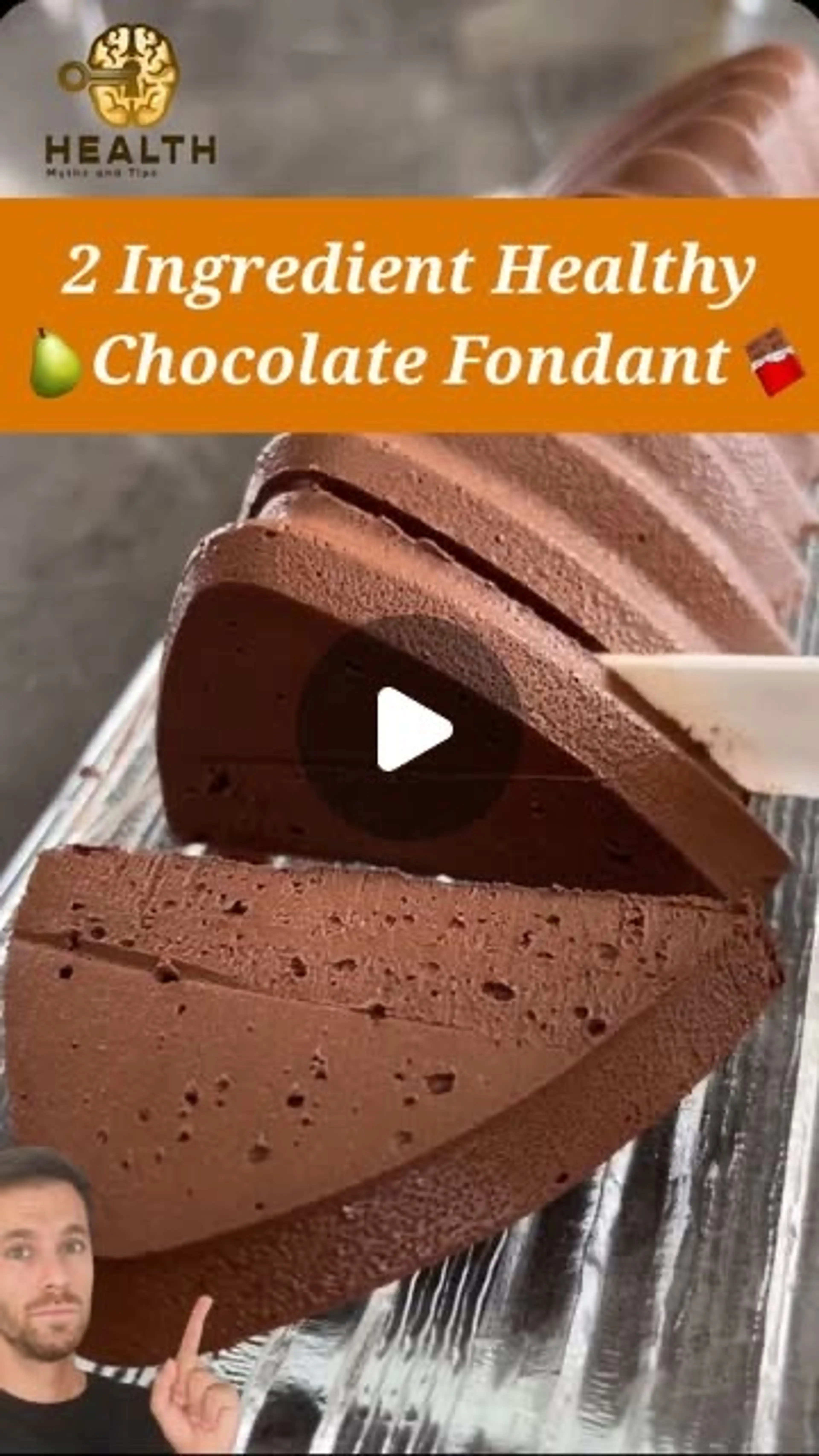 2 Ingredient Chocolate Fondant