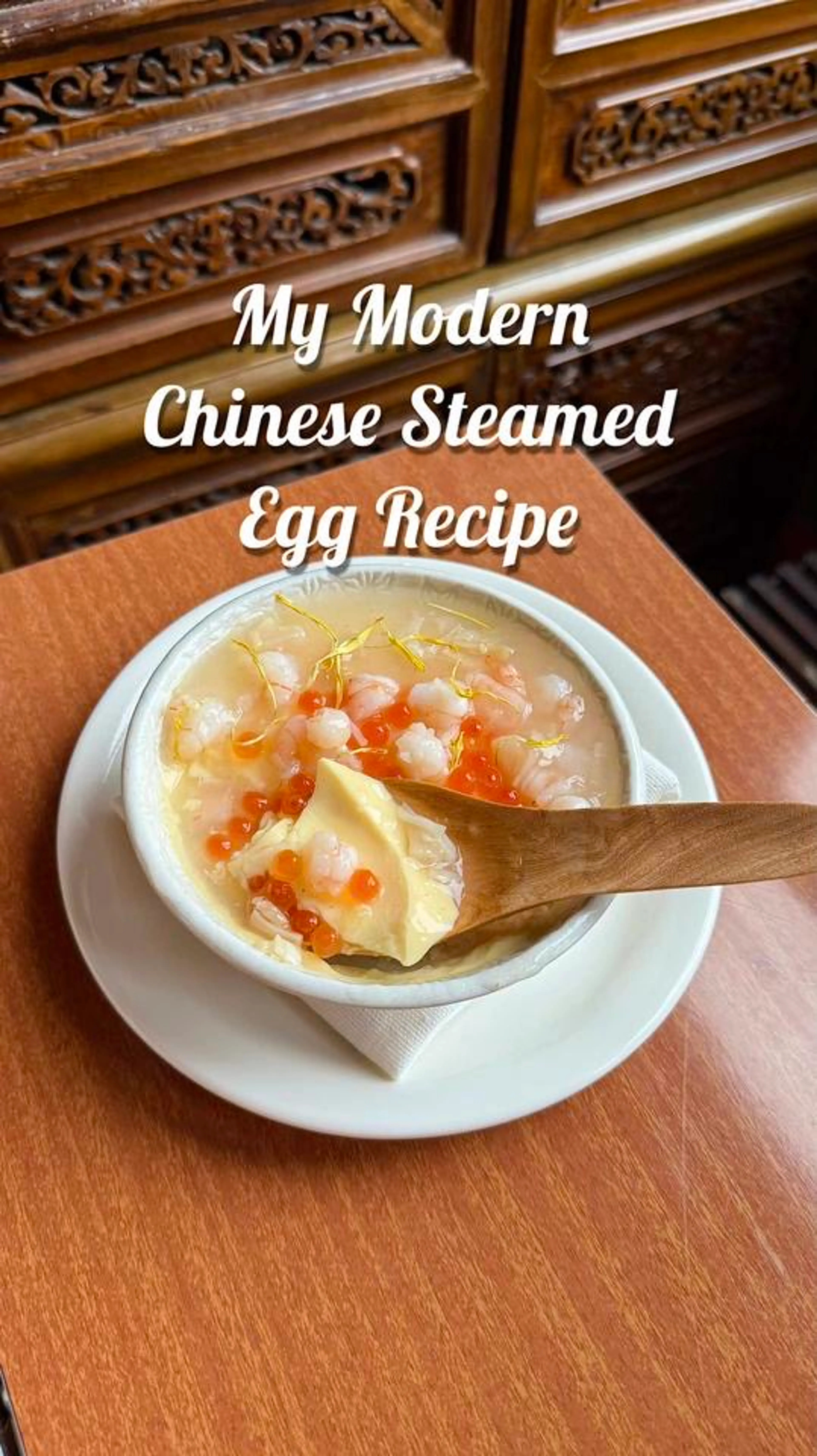 My Modern Steamed Egg Recipe