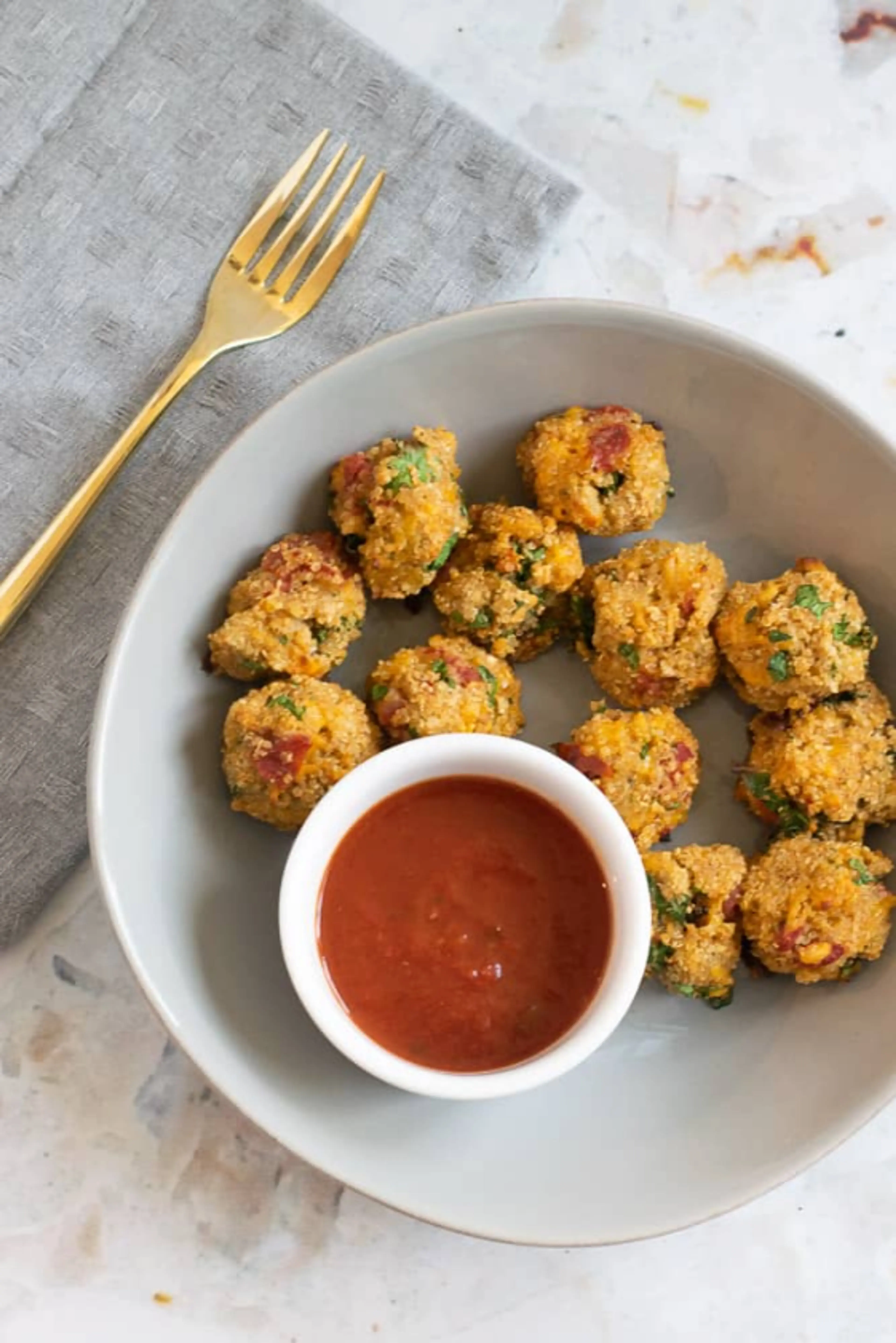 Quinoa Pizza Bites (Toddler Quinoa Bites)