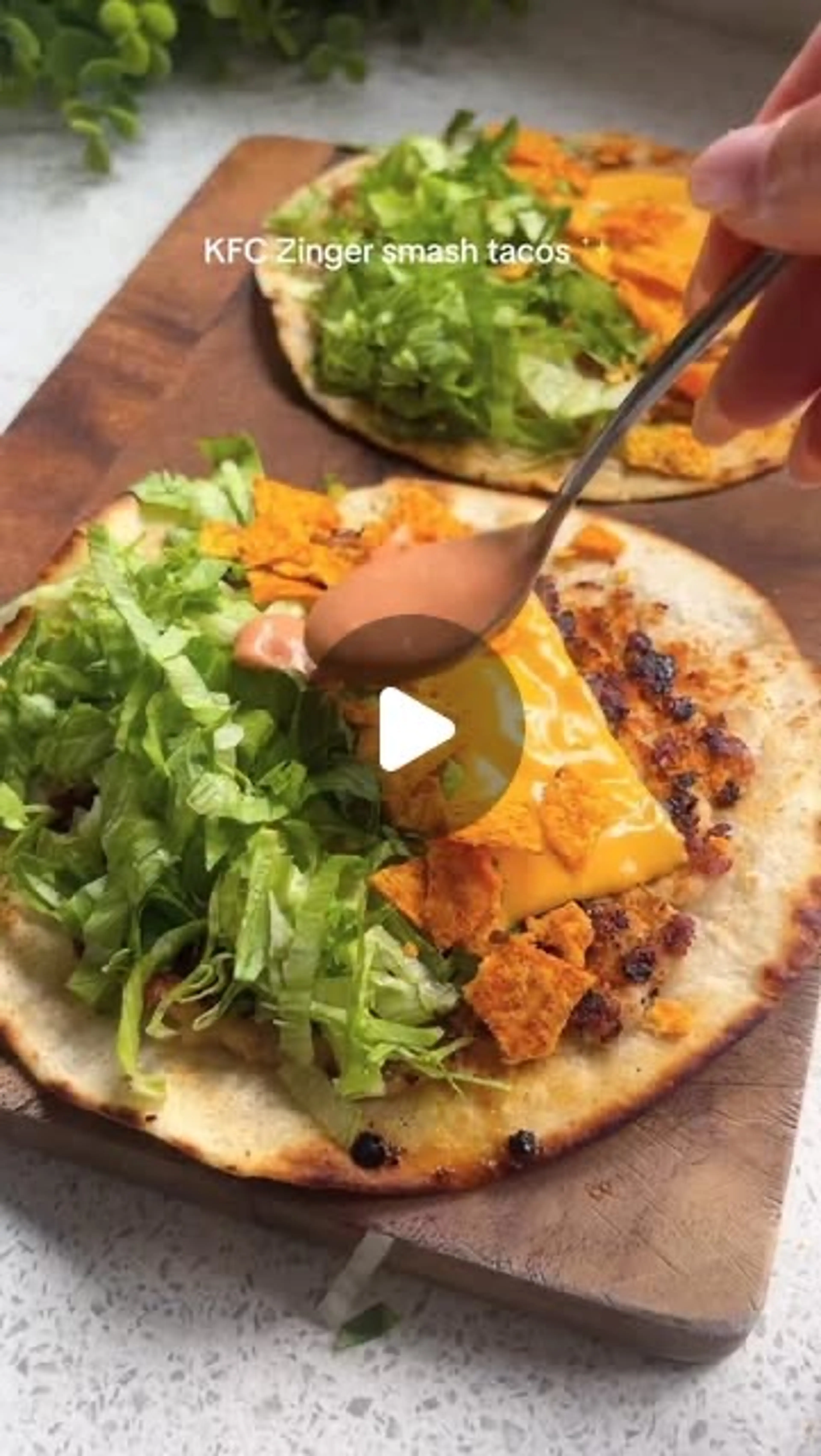 Kfc Zinger Smash Tacos